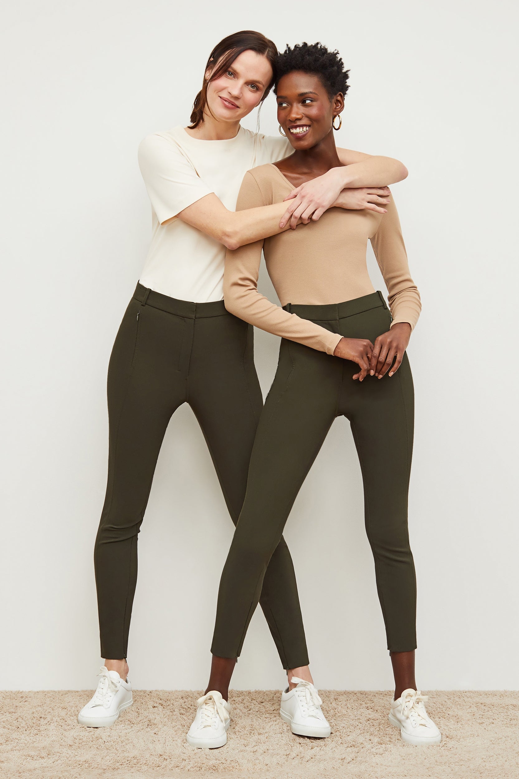 Curie Pant PowerStretch Pro - High-Performance Stretch Pants for Women in Dark Olive | Perfect for Yoga, Hiking & Outdoor Activities
