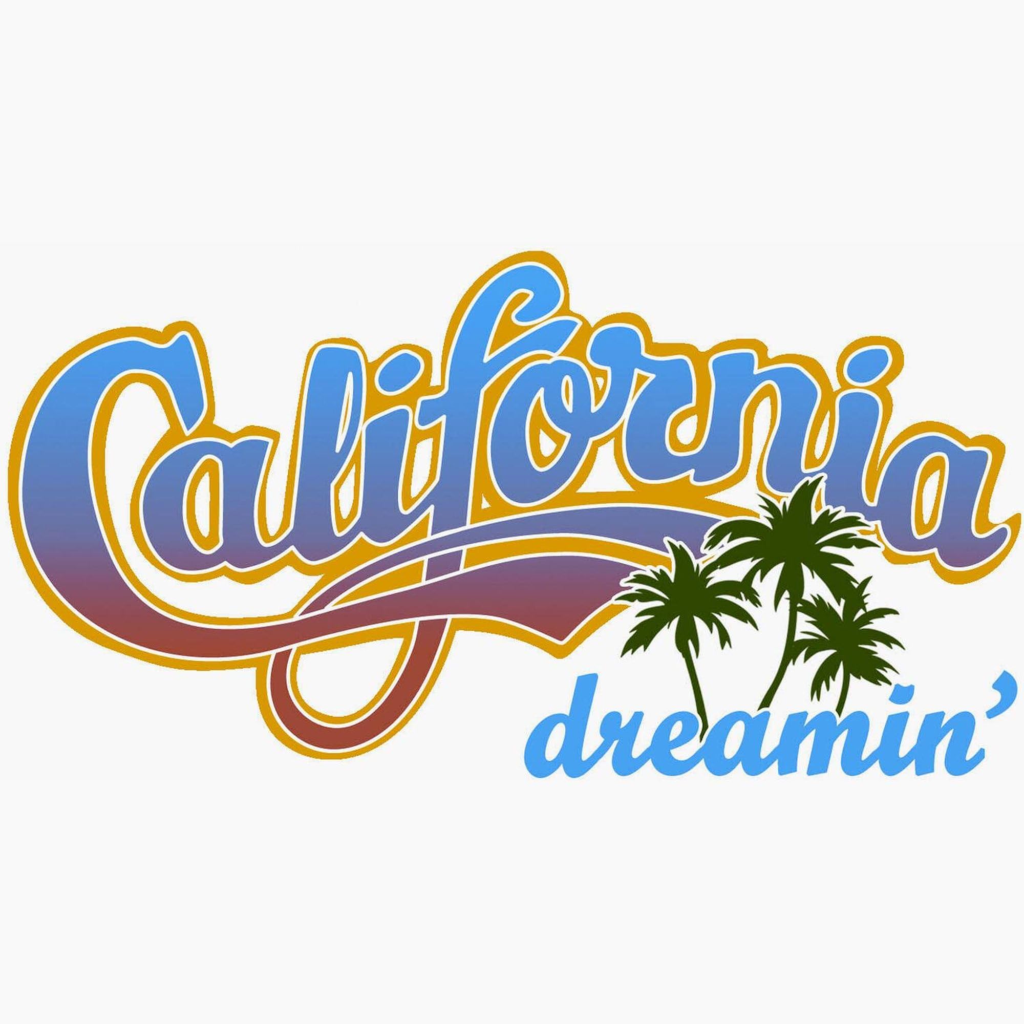 California Dreamin' 2.25 Inch Refrigerator Magnets - Pack of 100 Bulk Set for Office, Home & School - Funny Novelty Magnets for Whiteboards, Lockers & Fridge Decor