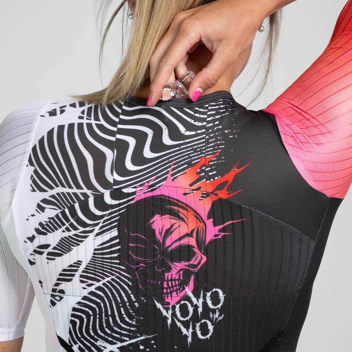 Women's Ultra Tri P1 Racesuit - High Performance Triathlon Suit for Competitive Swimming, Cycling & Running | Dark Side Color | Ideal for Ironman Training & Triathlon Competitions