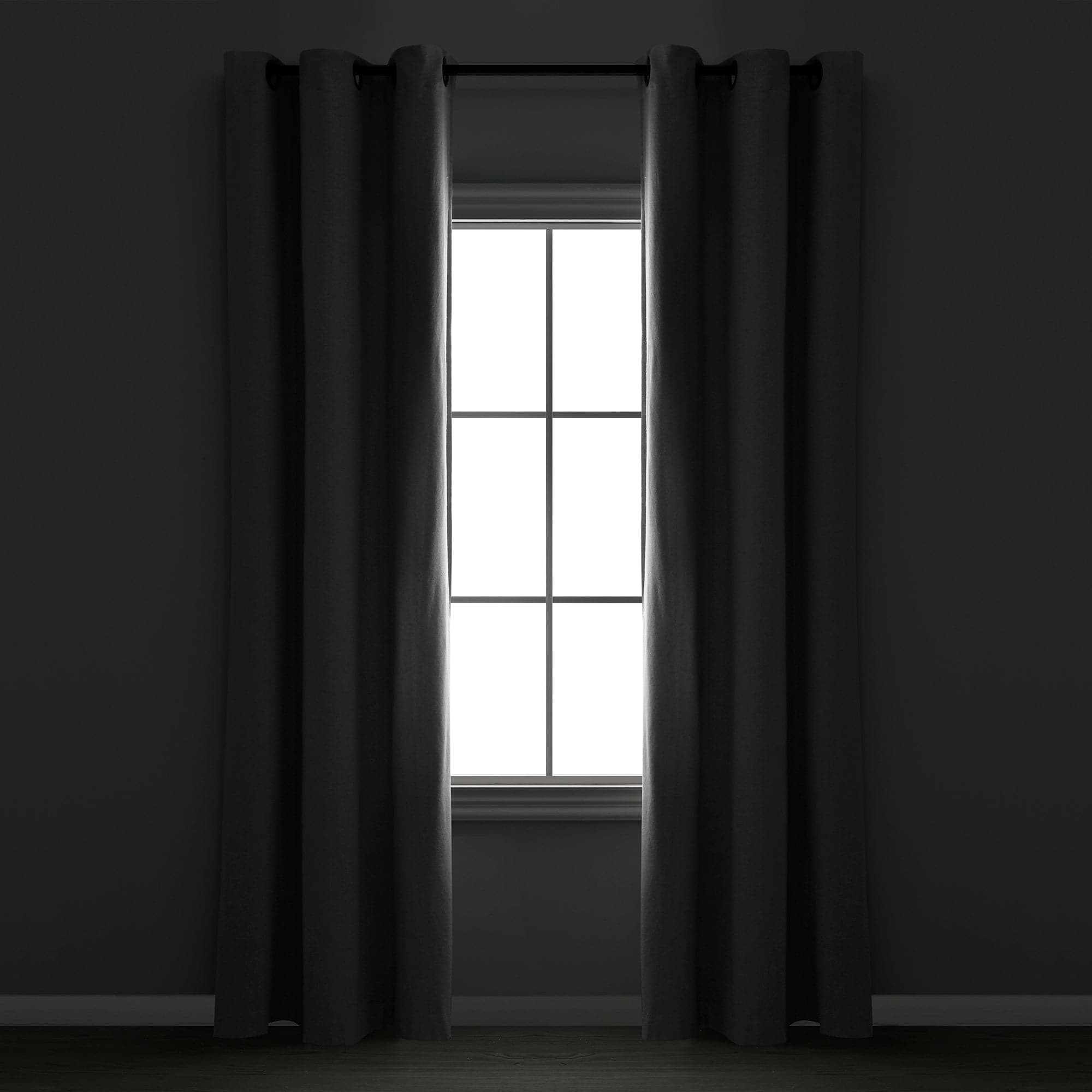 Blackout Curtains for Bedroom - Thermal Insulated Faux Linen Window Panels with Grommet Top for Noise Reduction & Light Blocking - Perfect for Home, Office, and Nursery