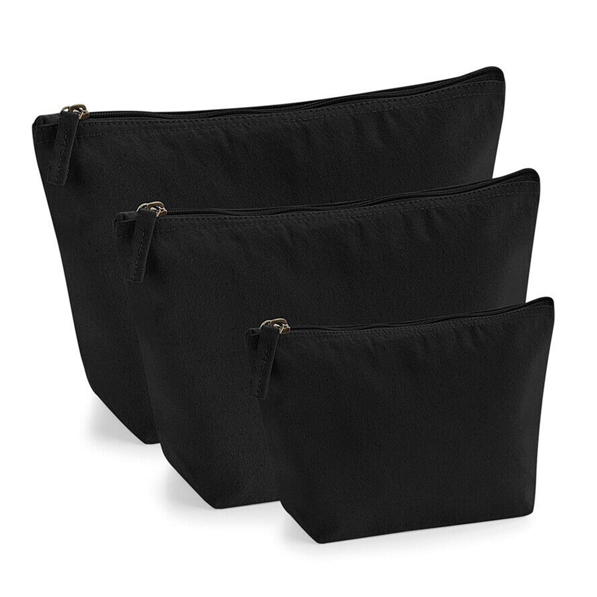Personalized Heart Initial Makeup Bag - Large Black Cosmetic Pouch with White Film Print - Perfect for Travel, Gym & Daily Essentials Storage