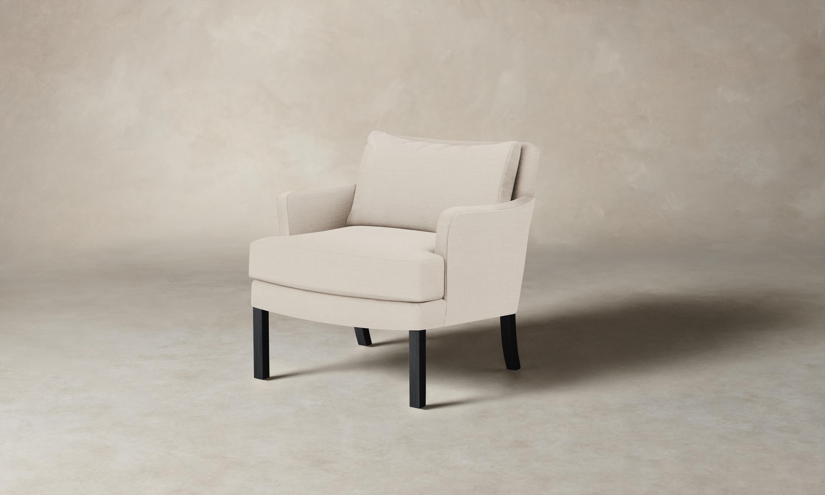 The Kaye Chair - Heritage Belgian Linen Upholstered Alder Wood Dining Chair | Elegant Home Dining & Office Seating Solution