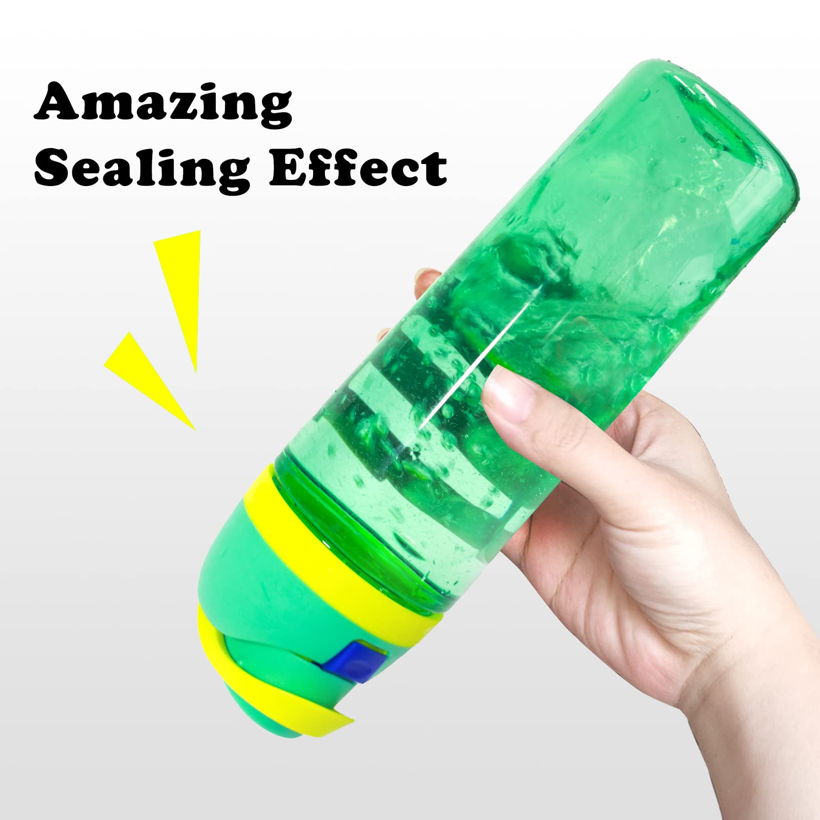 Owala Water Bottle Replacement Rubber Lid Sealing Ring - 5 Pack Gasket Seal Kit with Cleaning Brush for FreeSip & Flip Bottles | Leak-Proof Accessories for Gym, Hiking & Outdoor Activities