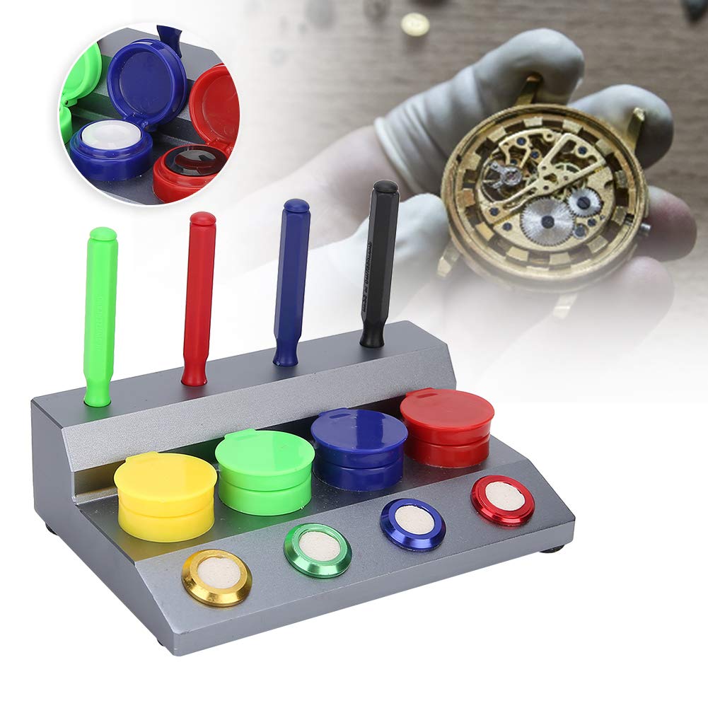 Professional 4-Piece Watch Oil Dip Set - Portable Watchmaker Tool Kit for Watch Repair & Maintenance - Perfect for Watchmakers, Jewelers & DIY Enthusiasts at Home or Workshop