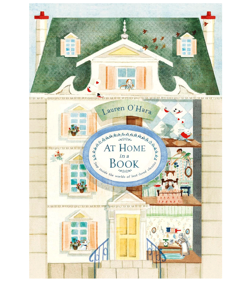 At Home in a Book by Laura O'Hara - Cozy Reading Experience for Book Lovers | Perfect Gift for Bookworms & Home Library Decor