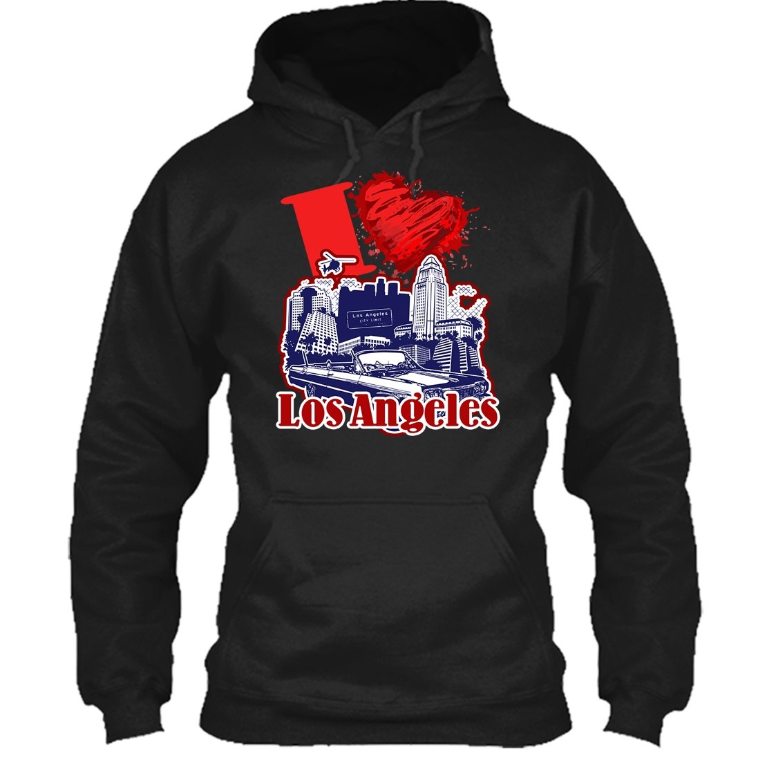 Los Angeles Cool T-Shirt - I Love LA Graphic Tee for Men & Women | Casual Streetwear, Vacation Souvenir & California Pride Apparel