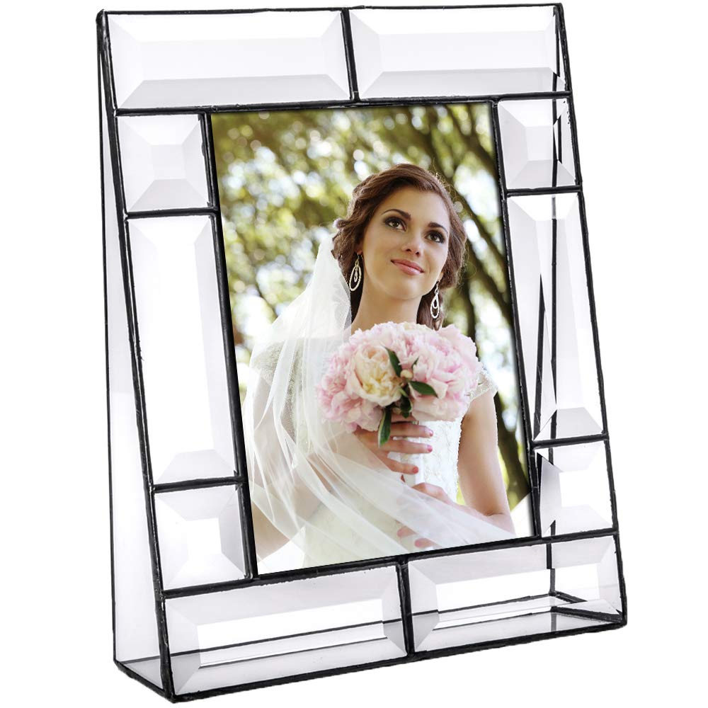 5x7 Clear Glass Picture Frame - Home & Office Décor for Weddings, Gifts