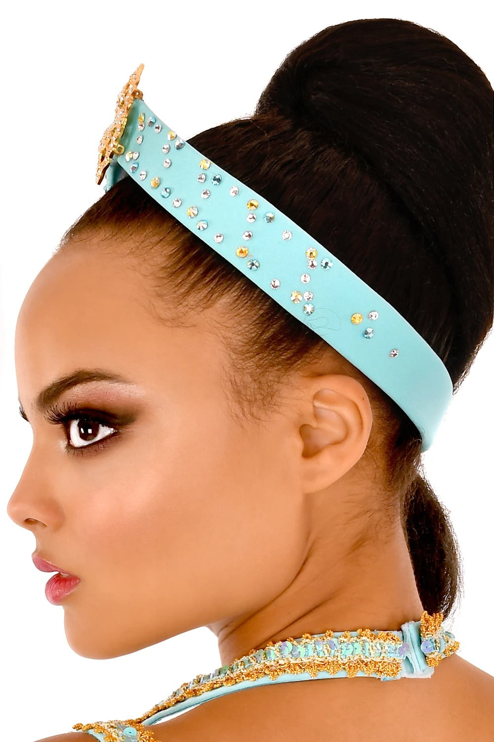 Jasmine Aqua/Gold