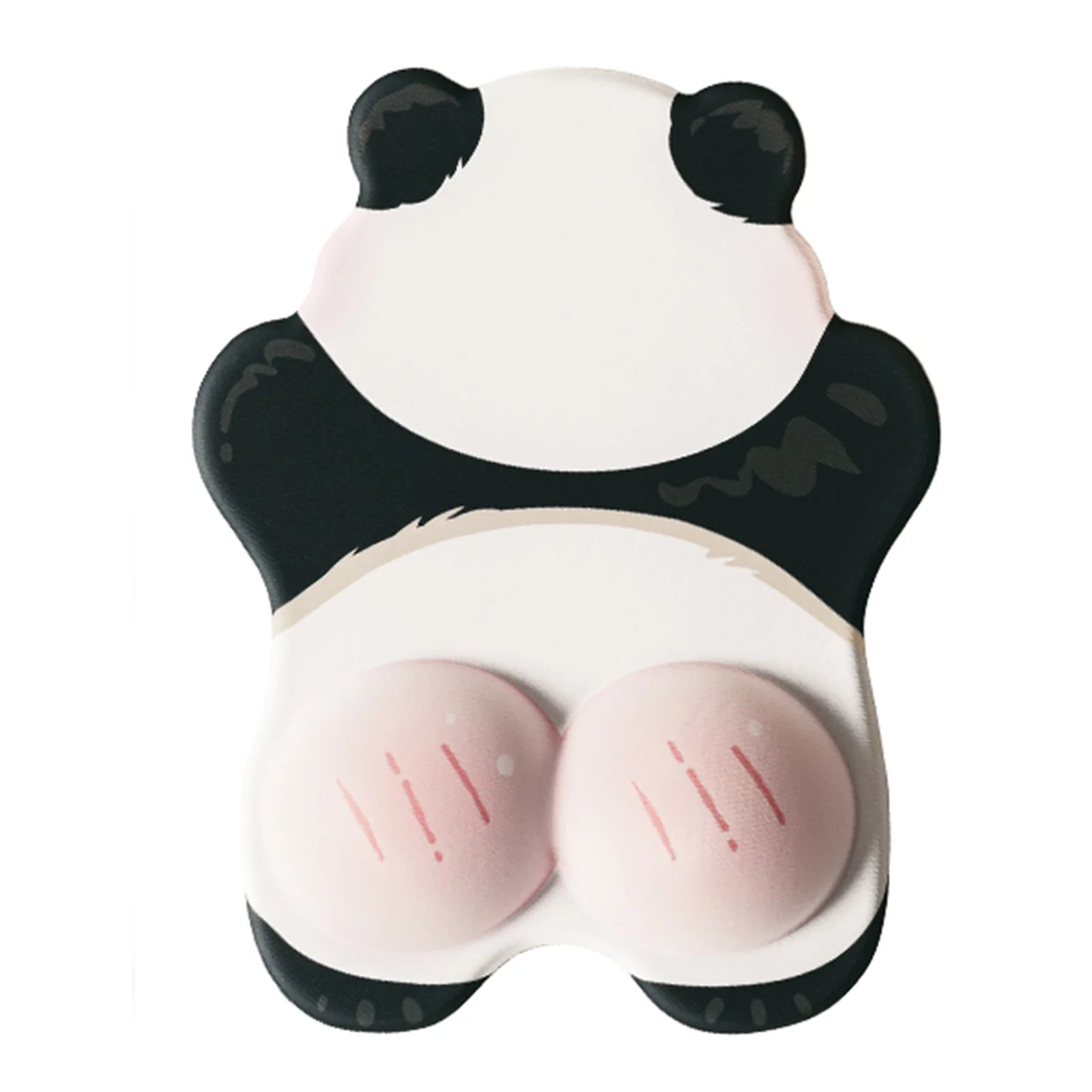 YUNZII Panda Wrist Rest - Ergonomic Keyboard Wrist Support for Office & Gaming - Comfortable Mouse & Typing Pad for Computer Desk (Perfect for Long Work Hours & PC Gaming Sessions)