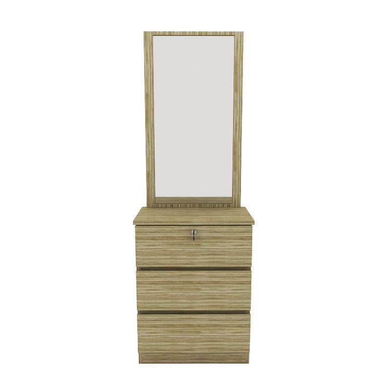 Ivonne Vanity Dressing Table with Mirror - Elegant Makeup Desk for Bedroom, Bathroom & Salon | Perfect for Makeup, Skincare & Hair Styling