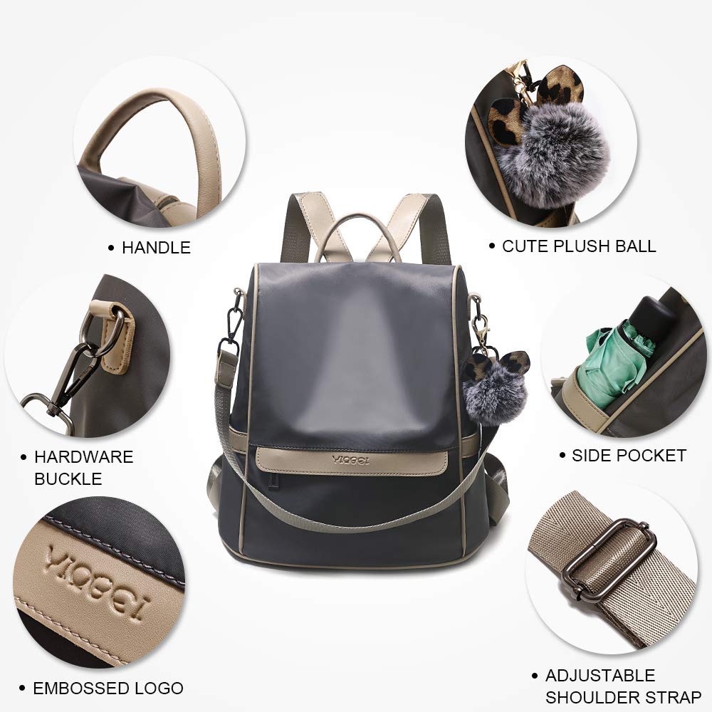 Anti-Theft Women's Backpack Purse - Lightweight Shoulder Bag Satchel Handbag for Travel, Work, School & Shopping - Stylish & Secure Everyday Carry