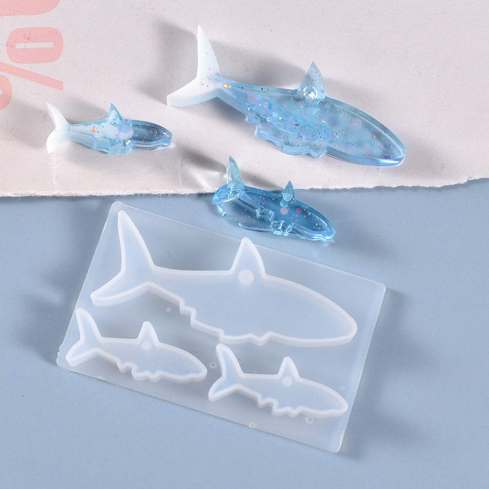ARTIBETTER 2-Piece Silicone Jewelry Molds - Chicken & Fish Shaped Pendant Molds for DIY Epoxy Resin Casting, Handmade Charm & Tag Making - Perfect for Crafting Unique Resin Jewelry at Home