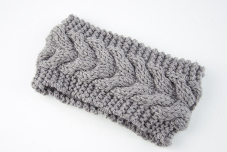 Warm Acrylic Thick Wool Knitted Headband for Women - Winter Fashion Hair Accessories - Perfect for Outdoor Activities & Cold Weather