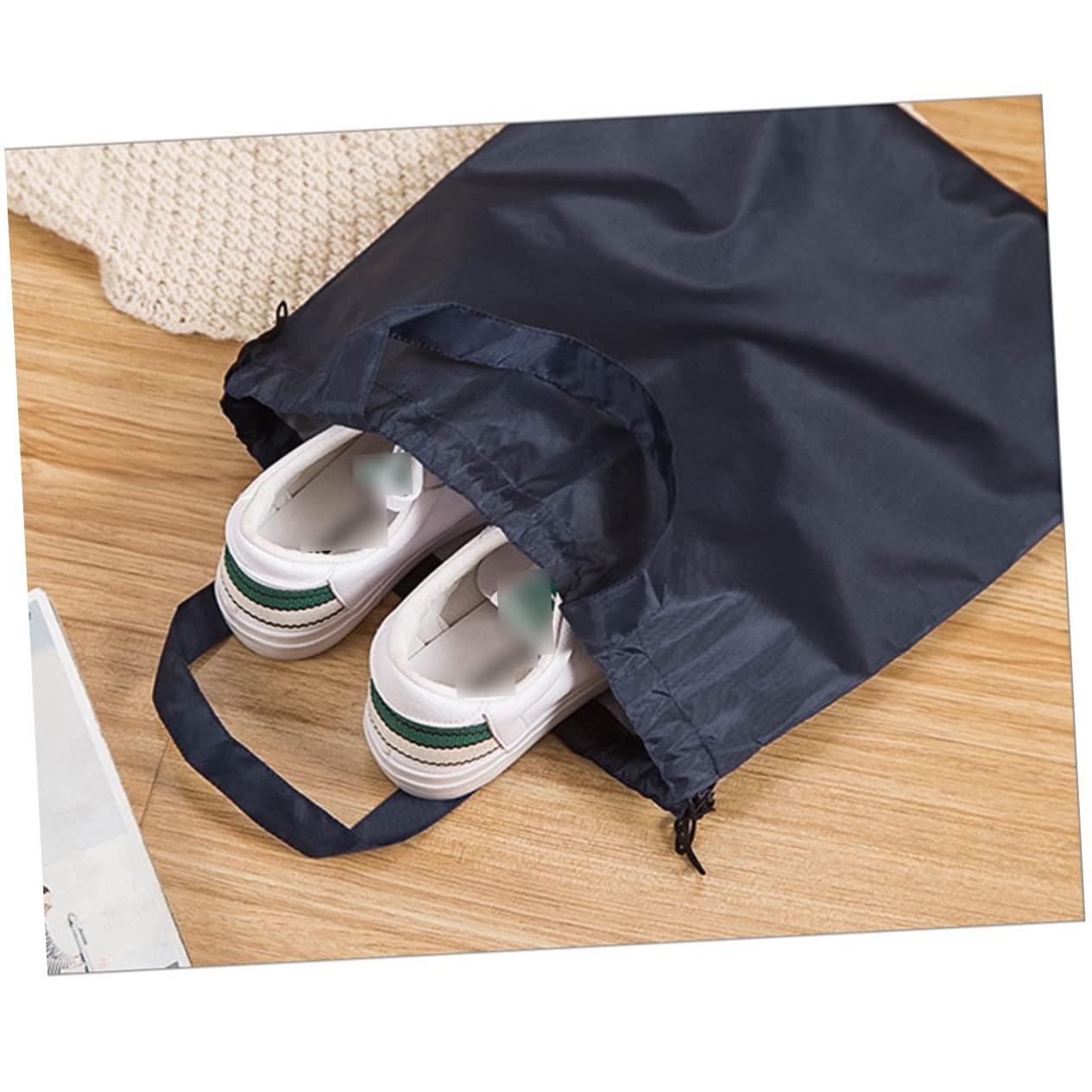 Beavorty 2-Pack Small Drawstring Storage Bags - Lightweight Portable Tote for Shopping, Travel & Outdoor Activities | Perfect for Gym, Beach & Daily Essentials Organization