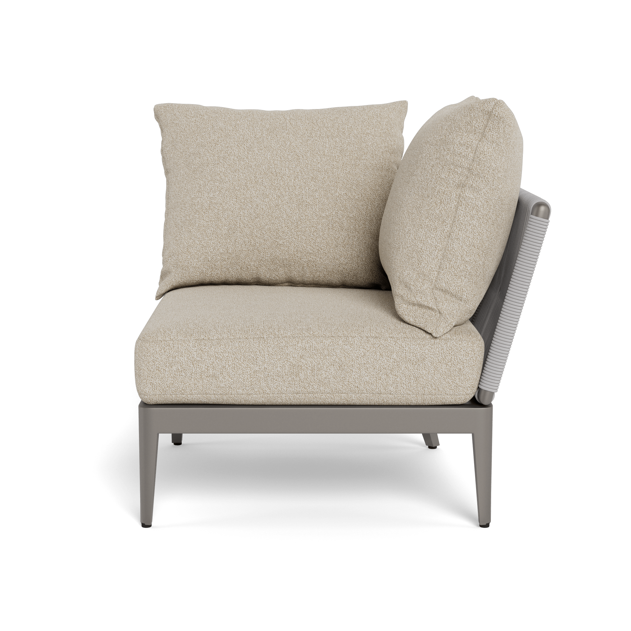Hamilton Corner Sofa - Modern L-Shaped Sectional Couch with Storage Ottoman, Perfect for Small Spaces & Apartment Living - Living Room, Family Room, Home Theater, Office Lounge