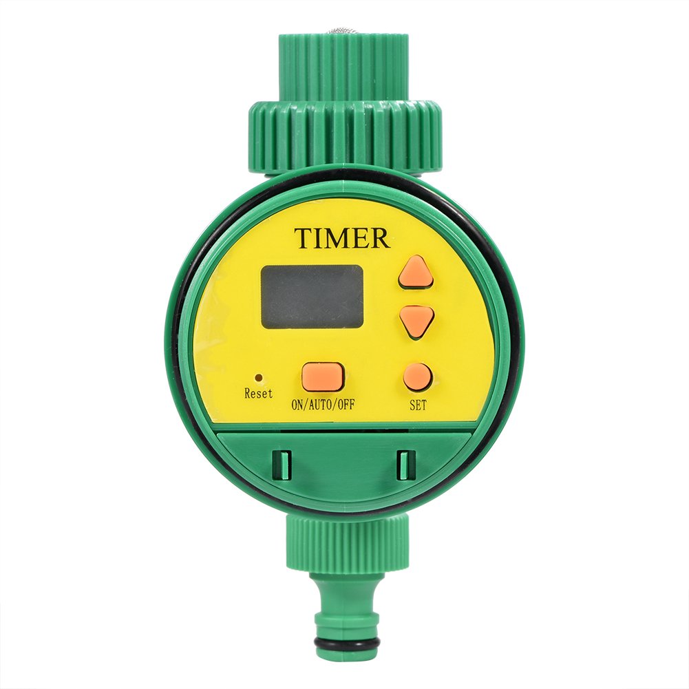 DERCLIVE Smart LCD Digital Timer - Automatic Garden Irrigation Controller for Efficient Watering System | Perfect for Lawns, Flower Beds & Greenhouses
