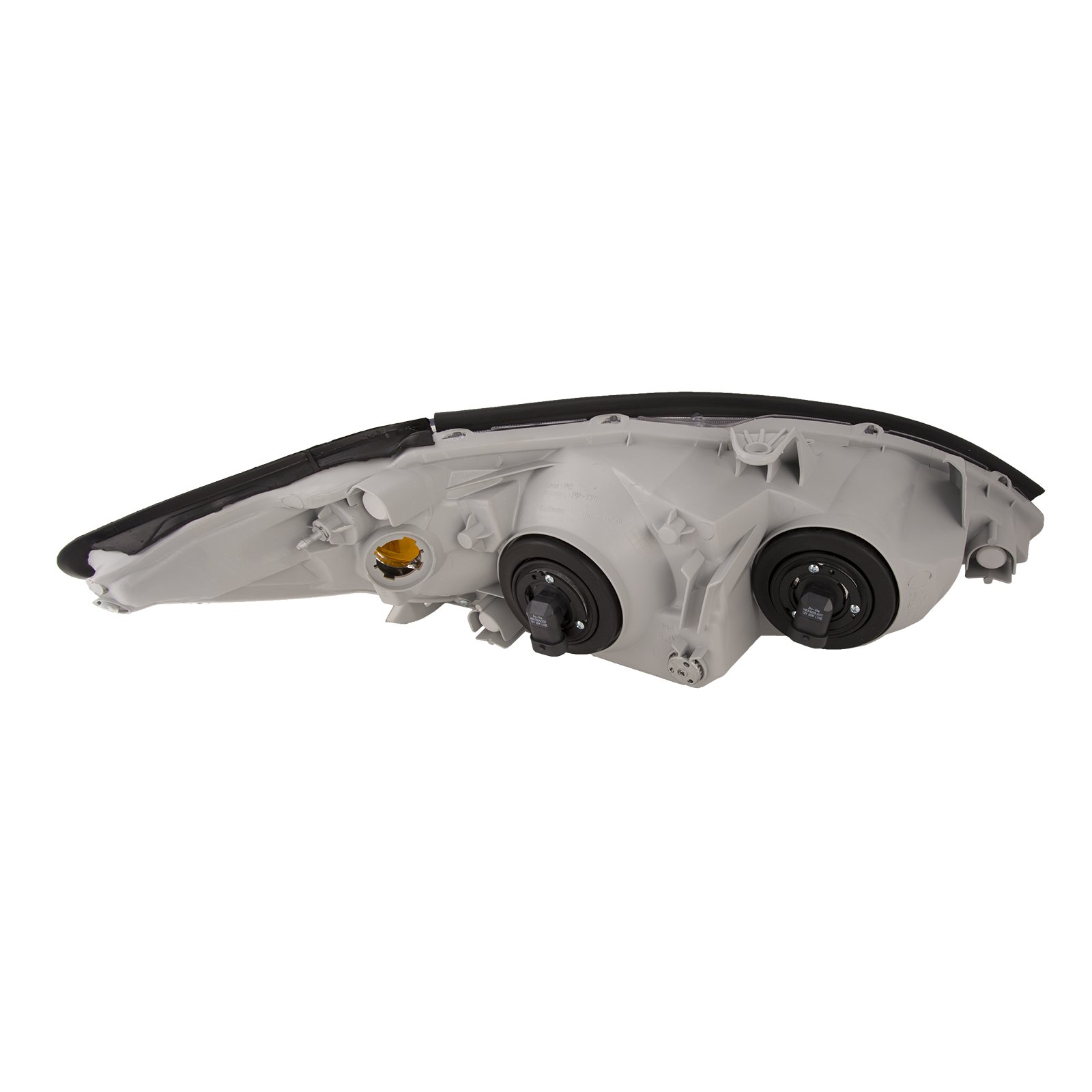 HEADLIGHTSDEPOT Chrome Housing Halogen Headlights with Clear Lens - Compatible with 2002-2004 Toyota Camry LE/XLE (Driver & Passenger Side) - Durable Replacement Headlamps for Night Driving & Improved Visibility