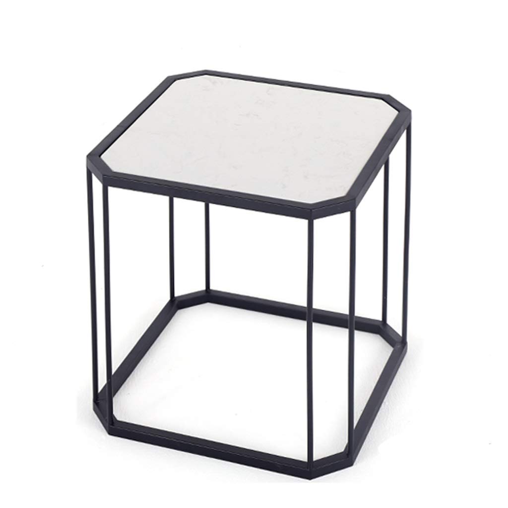 Nordic Modern Side Table - Minimalist Coffee Table for Living Room, Bedroom, Balcony - Small End Table with Creative Design (Color A) | Perfect for Sofa Side, Nightstand, or Outdoor Patio Furniture