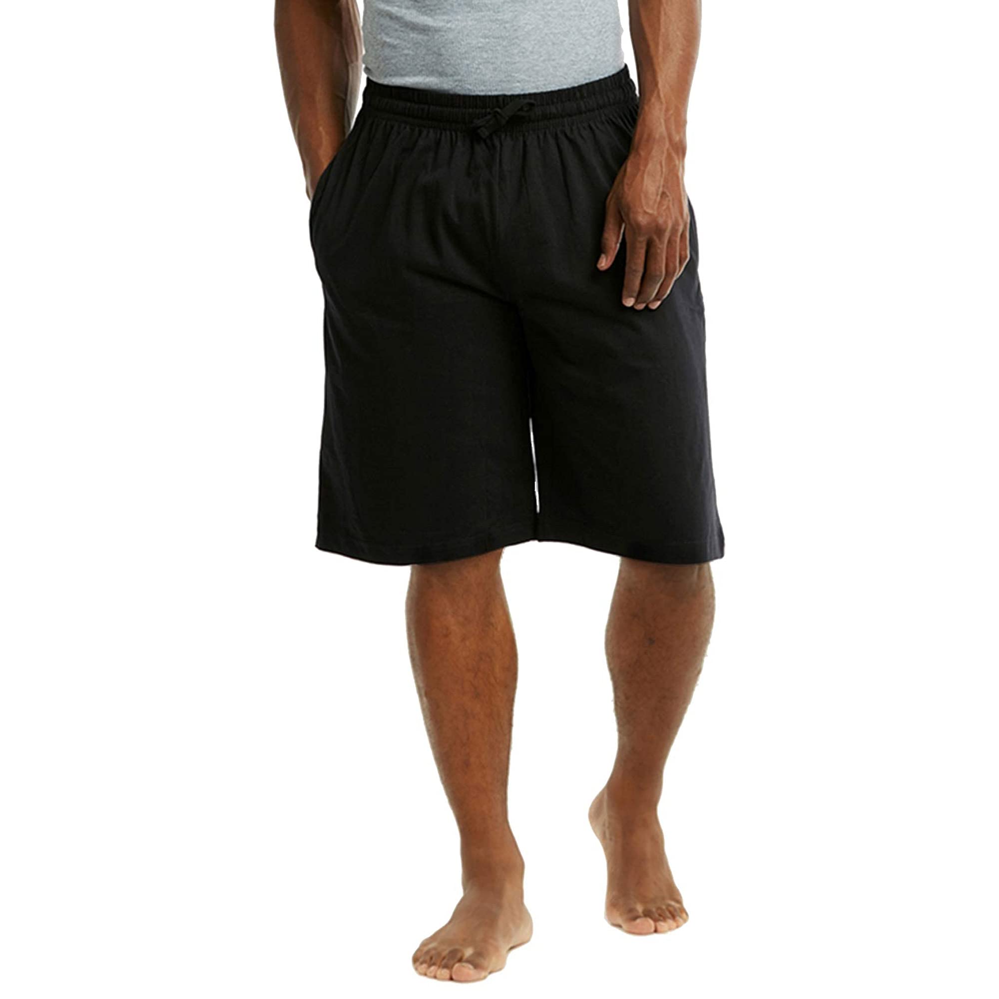 Brave Men's Cotton Super Soft Knit Lounge Shorts - Comfortable Sleepwear & Relaxing Home Wear for Lounging, Sleeping and Casual Wear