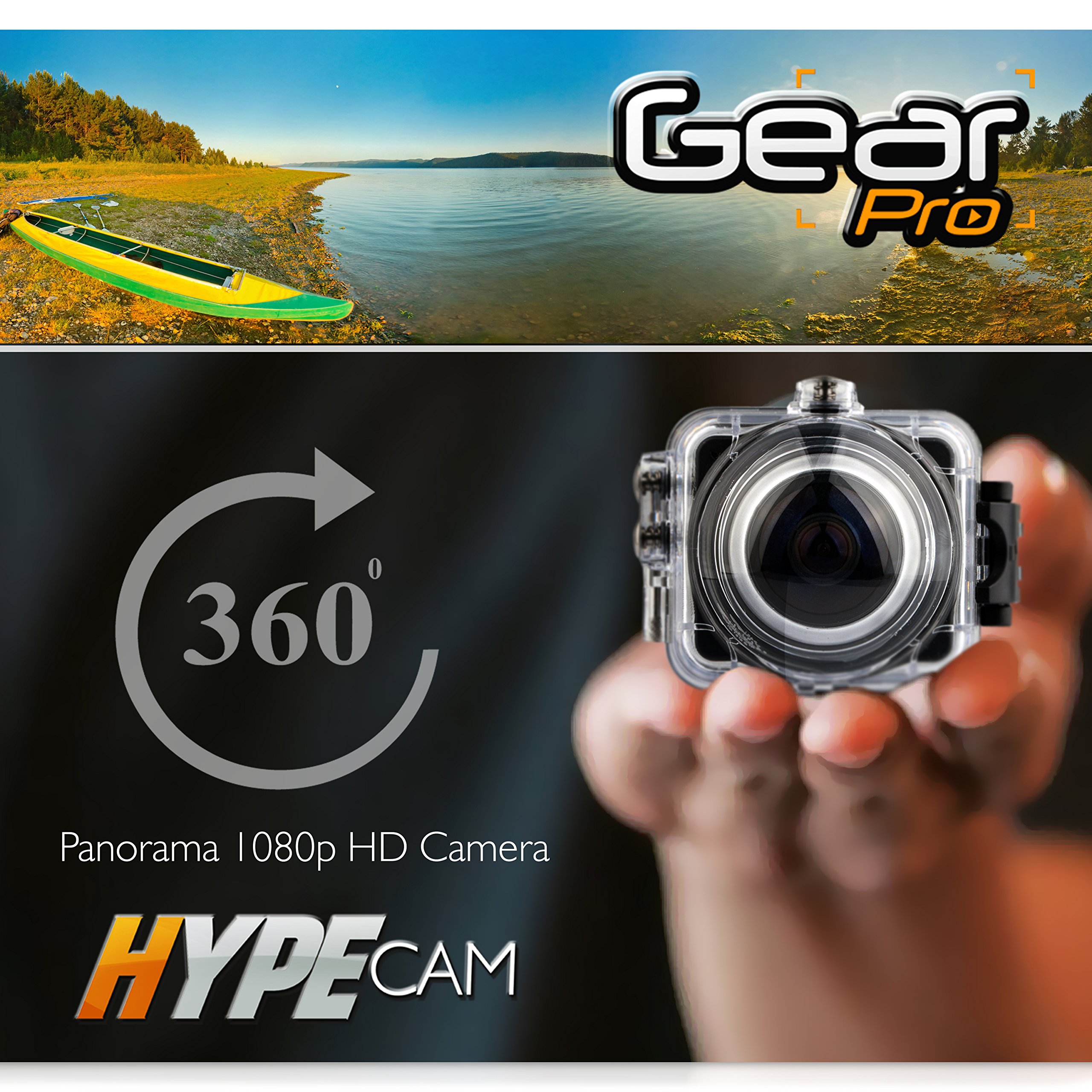 GearPro GDV835BL Personal Digital Camera - 4K HD Video, 20MP Photos, Compact & Lightweight for Travel, Vlogging, and Everyday Photography (Black)