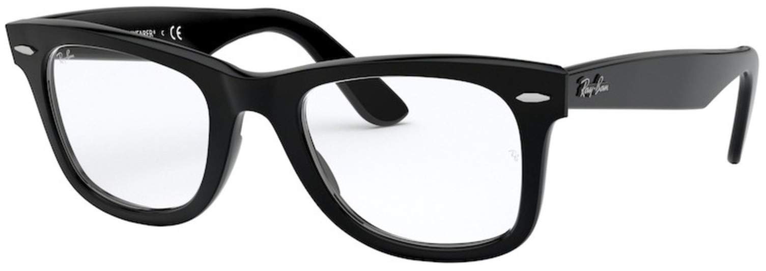 Ray-Ban RX5121F Wayfarer Low Bridge Fit Square Prescription Eyeglasses Frames for Men & Women – Perfect for Reading, Driving & Everyday Use
