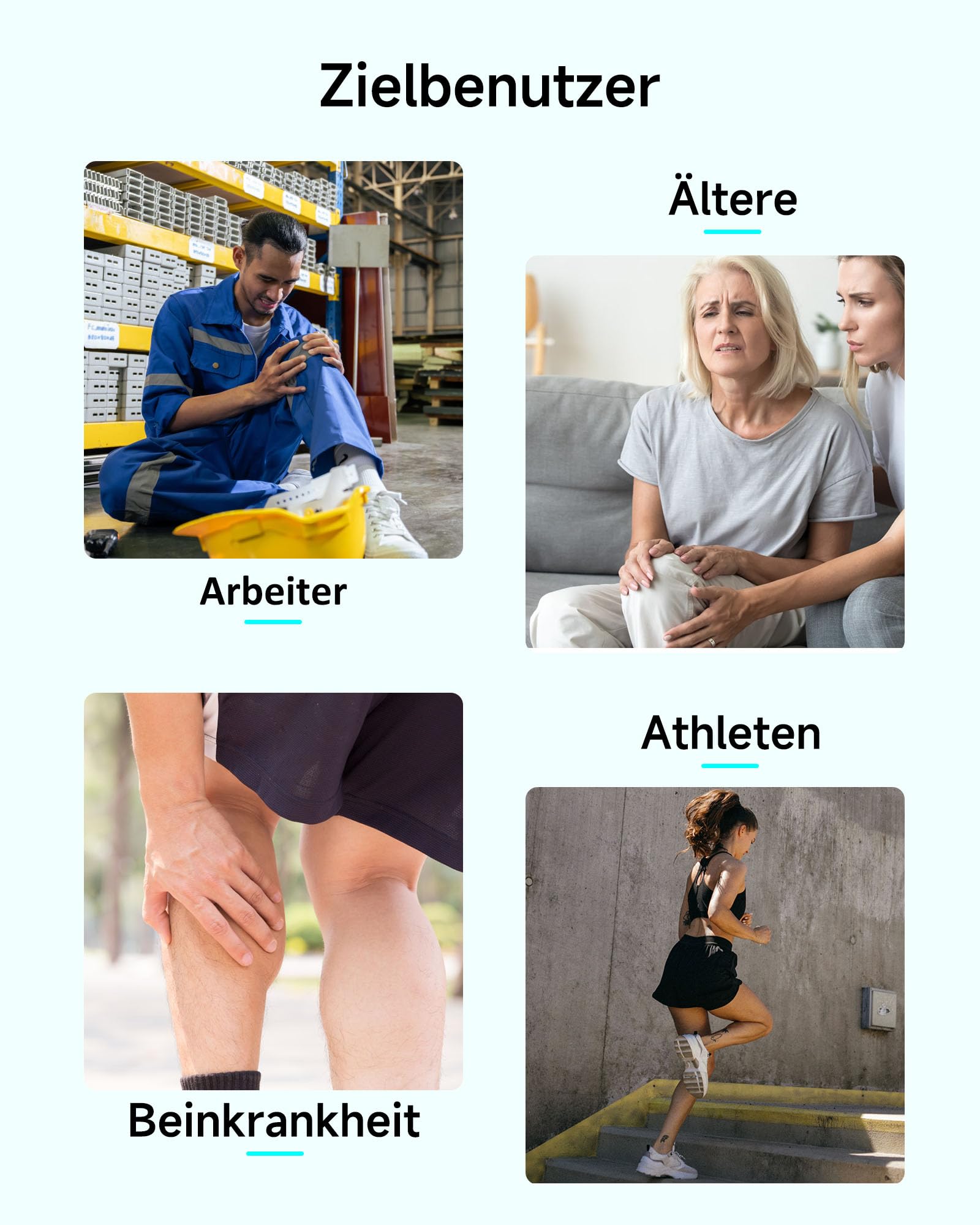 ALLJOY Air Compression Leg Massager for Circulation - 6 Modes, 4 Intensity Levels with Heat Therapy for Feet & Knees - Perfect Gift for Men & Women - Ideal for Post-Workout Recovery, Relaxation at Home, and Leg Pain Relief