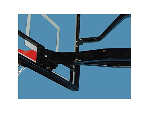 Gared Pro Jam Adjustable Height Basketball Hoop System - Acrylic Backboard for Outdoor & Indoor Use - Perfect for Driveway, Gym, or School Basketball Practice