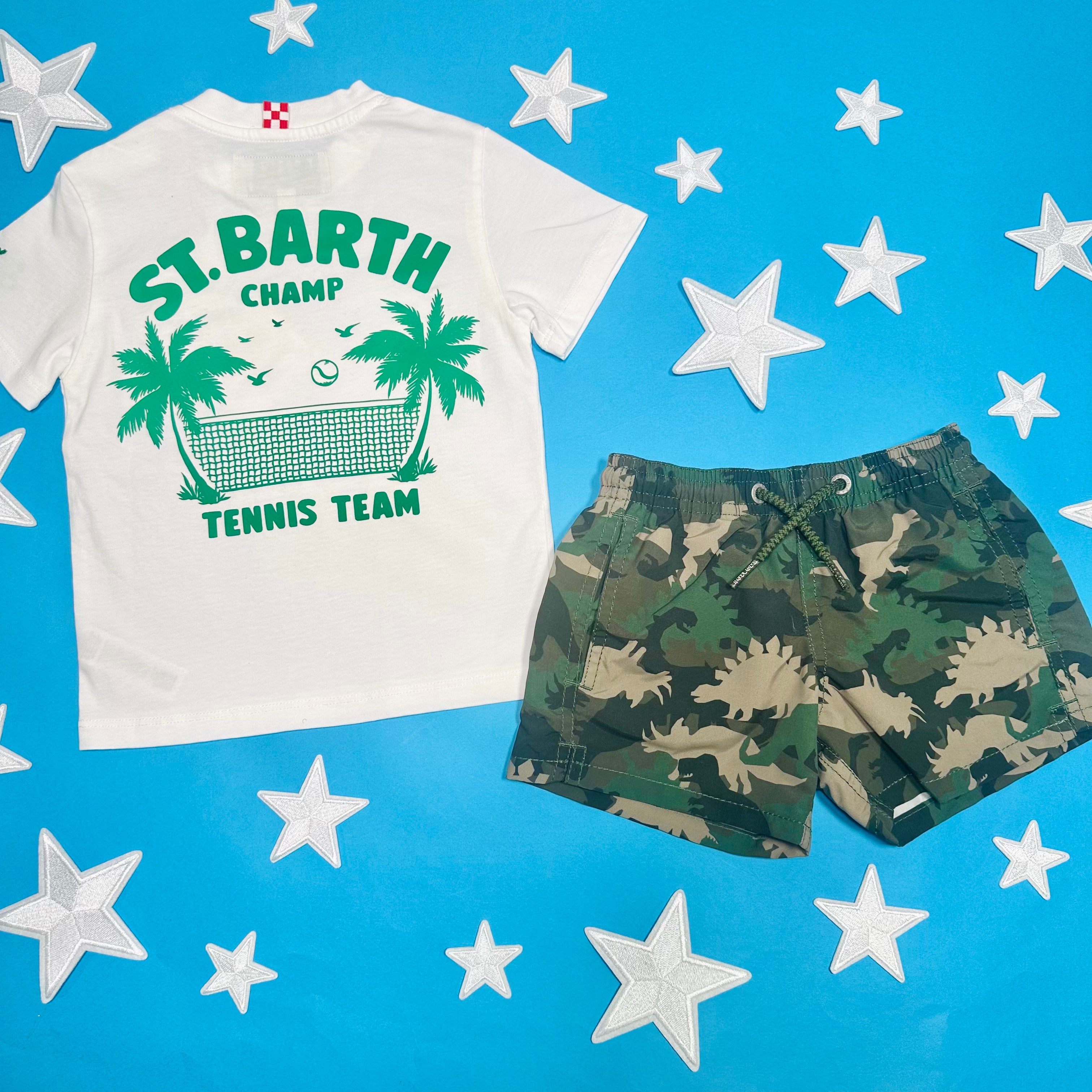 Best Camo Dino Swim Trunks for Men - Quick-Dry, Comfortable Swim Shorts for Beach, Pool, and Summer Vacations