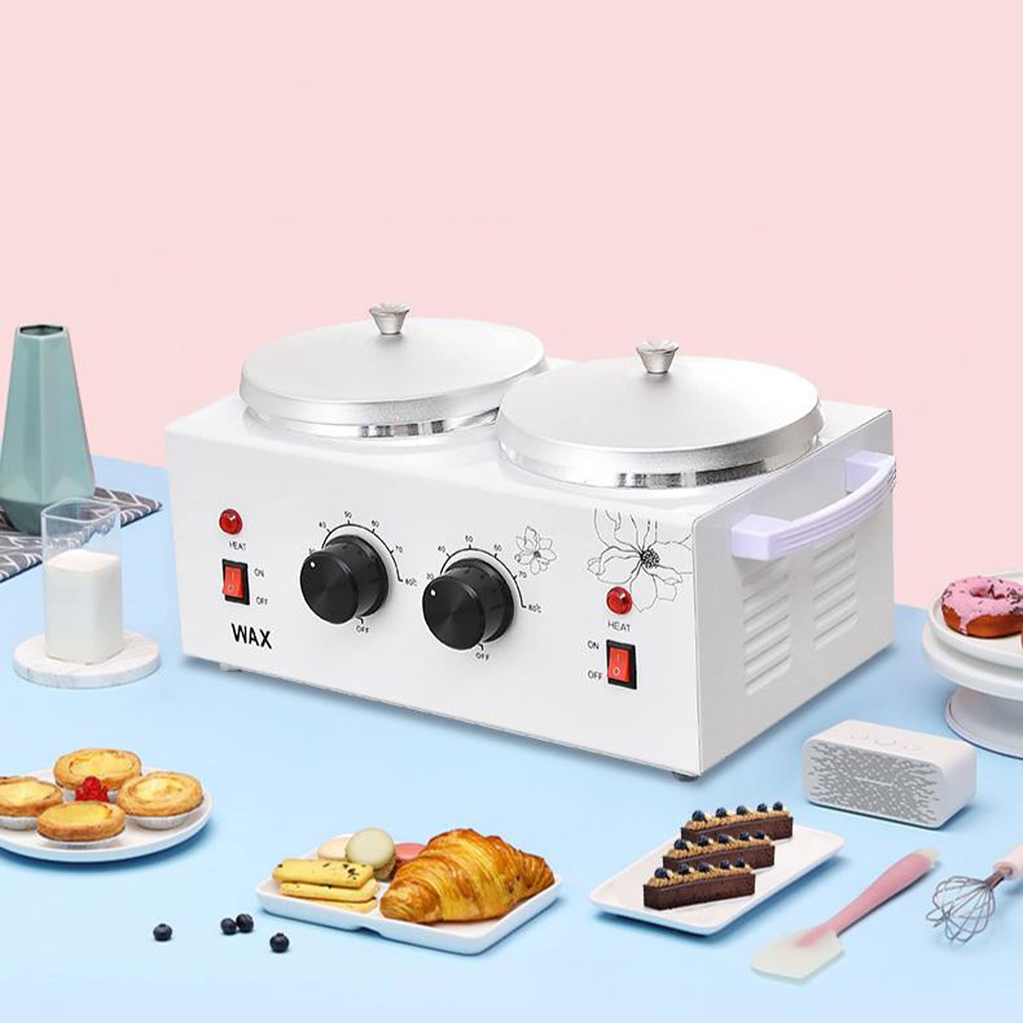 Commercial Chocolate Tempering Machine - 200W Electric Chocolate Melter, 1200ML Professional Chocolate Tempering Pot (0~80°C) for Bakeries, Candy Shops & Home Chocolate Making