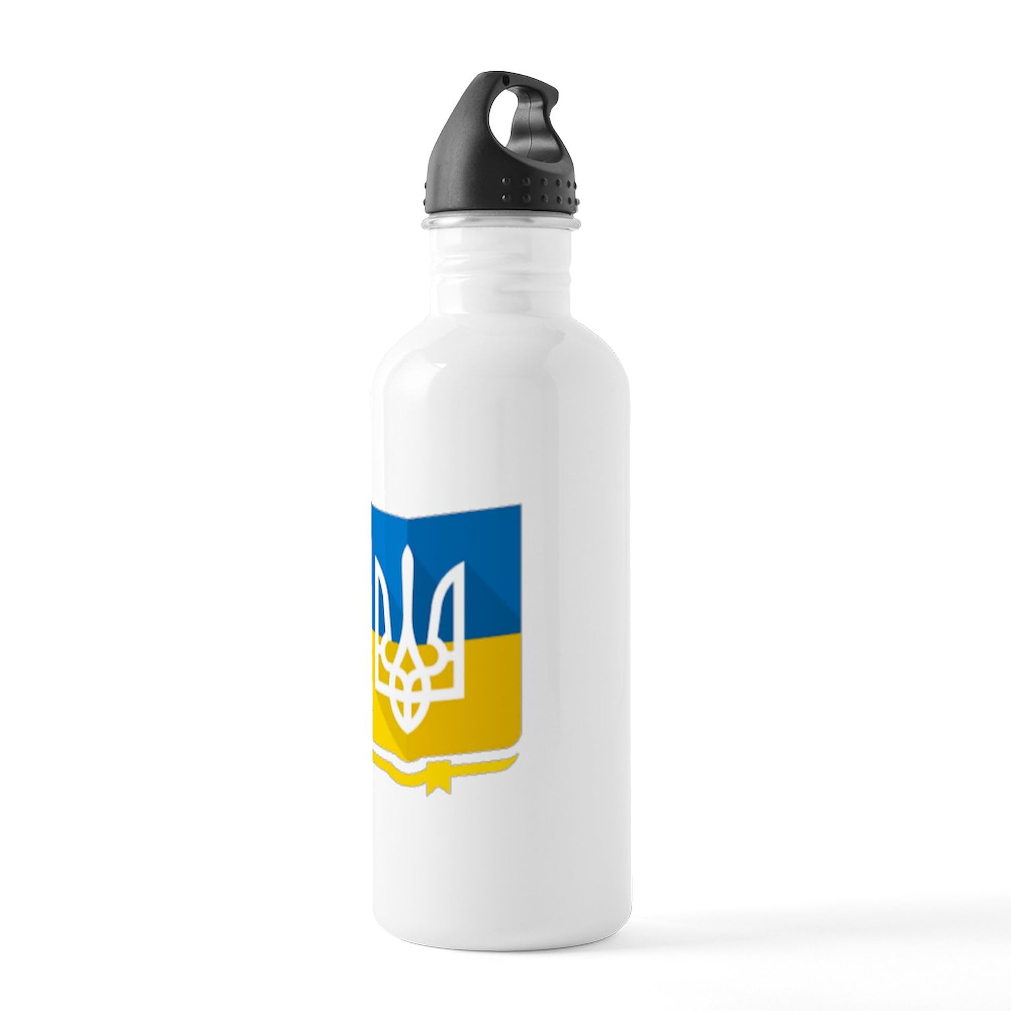 Ukraine Flag 1.0L (34 oz) Stainless Steel Water Bottle - Insulated, Leakproof & Durable - Perfect for Travel, Gym & Outdoor Activities