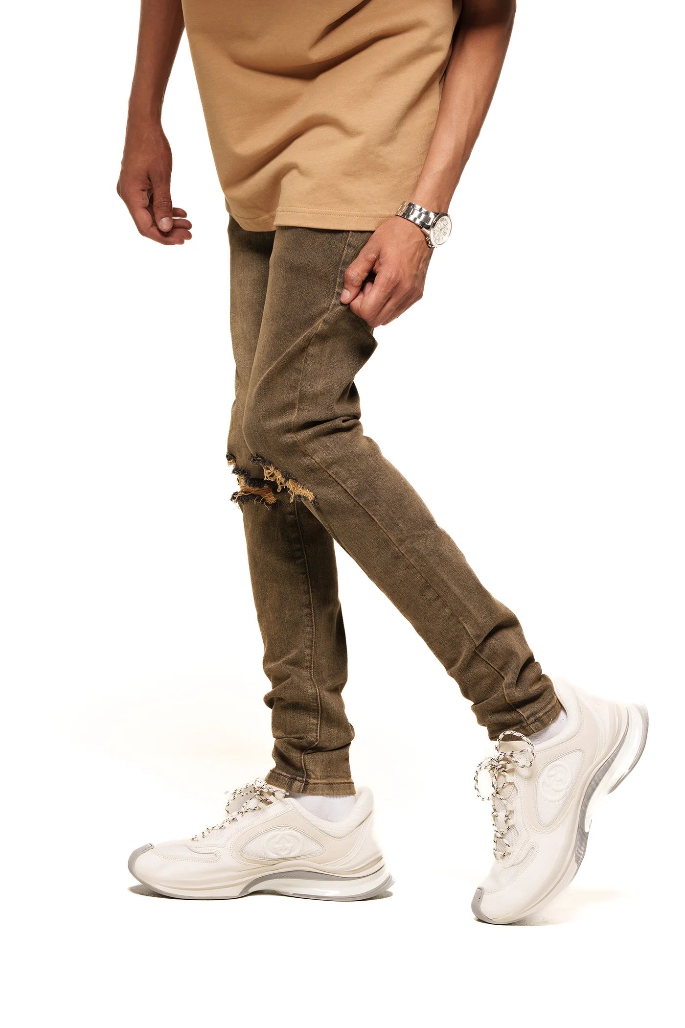 PHEELINGS Mentally Elsewhere Skinny Jeans for Women - High Waist Stretch Denim Pants - Perfect for Casual Wear, Office & Night Out