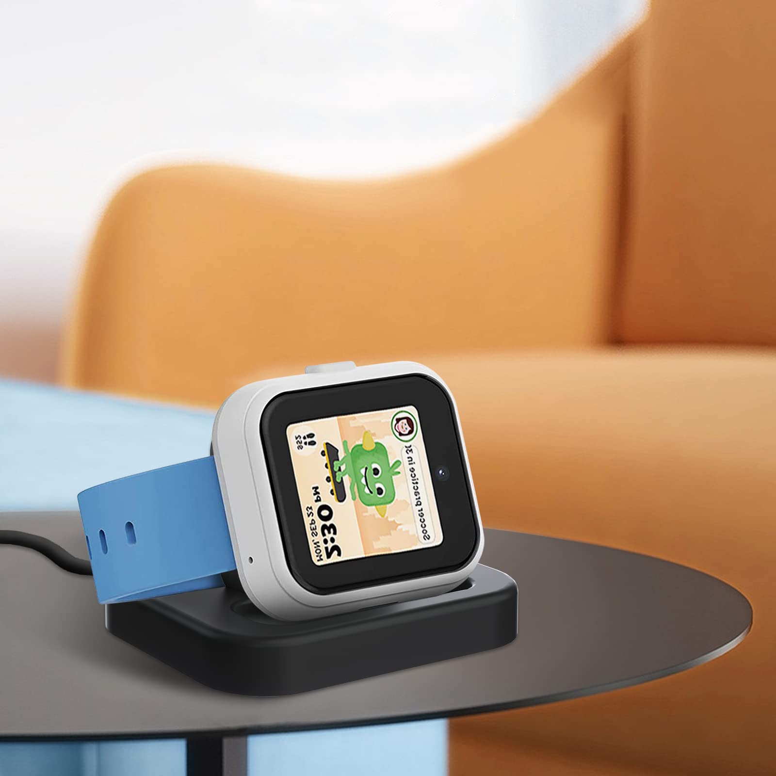 Compatible with T-Mobile SyncUP Kids Watch Charger Stand Dock - 3.3ft Charging Cable Included (Black) | Perfect for Home, School & Travel Use