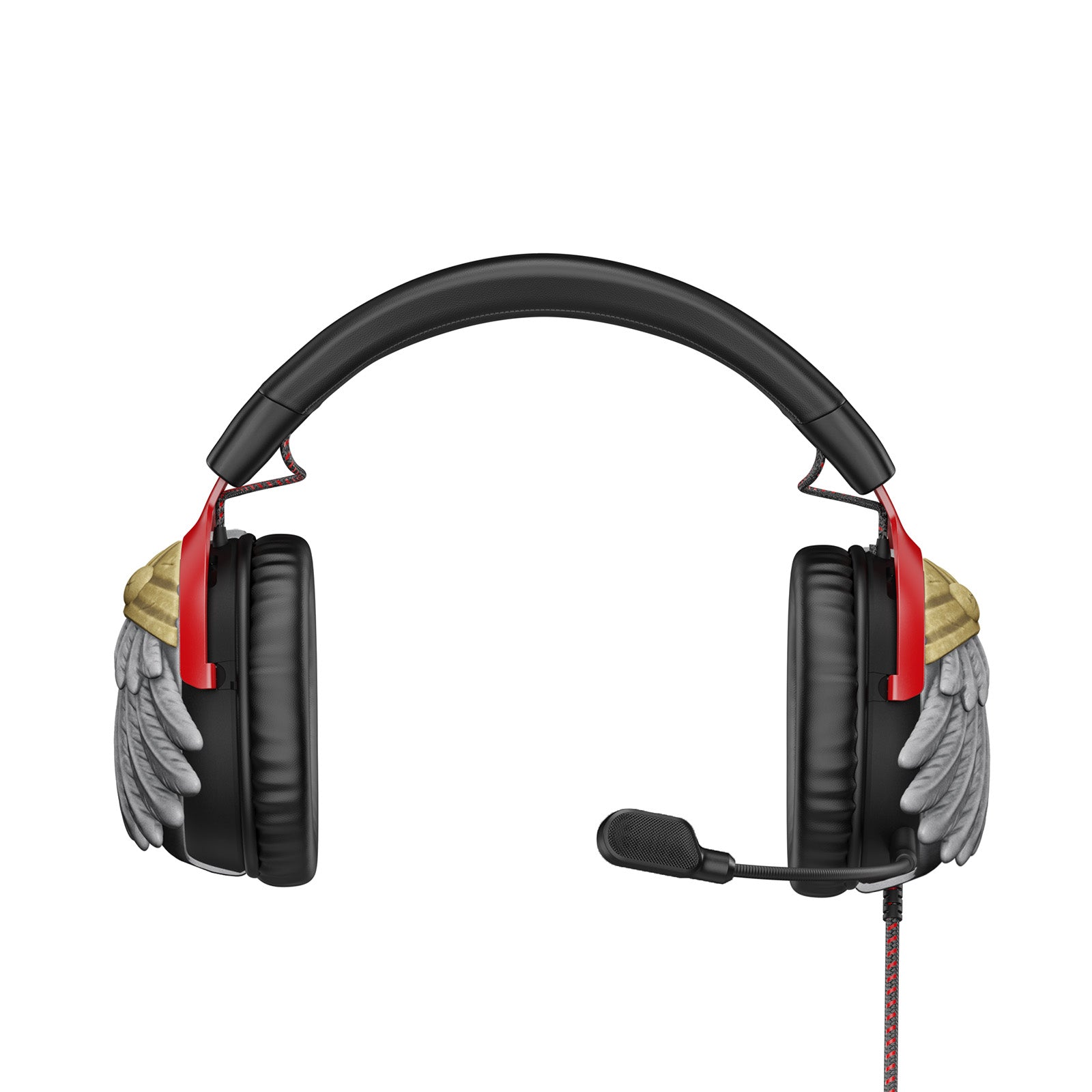 HX3D Headset Plates - Valkyrie Wings for VR Gaming Accessories | Compatible with Oculus Quest 2, Rift S | Enhance Your Virtual Reality Experience | Perfect for Gaming, Streaming & Immersive VR Adventures
