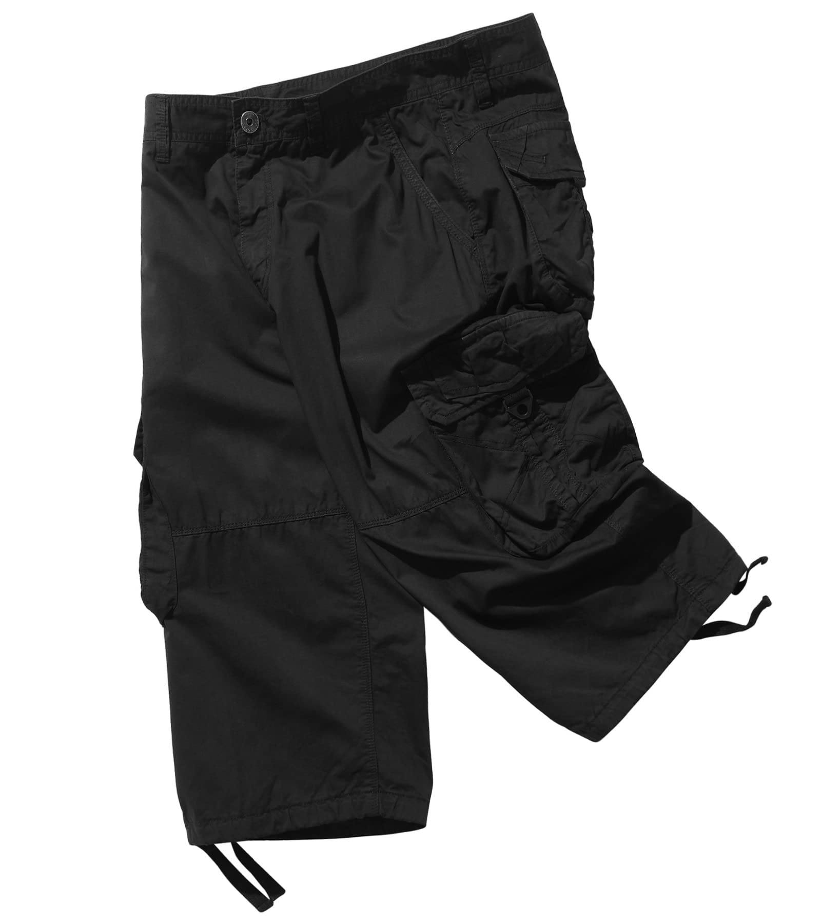 Men's 3/4 Length Cargo Shorts - Below The Knee Casual Outdoor Shorts for Hiking, Travel & Summer Activities