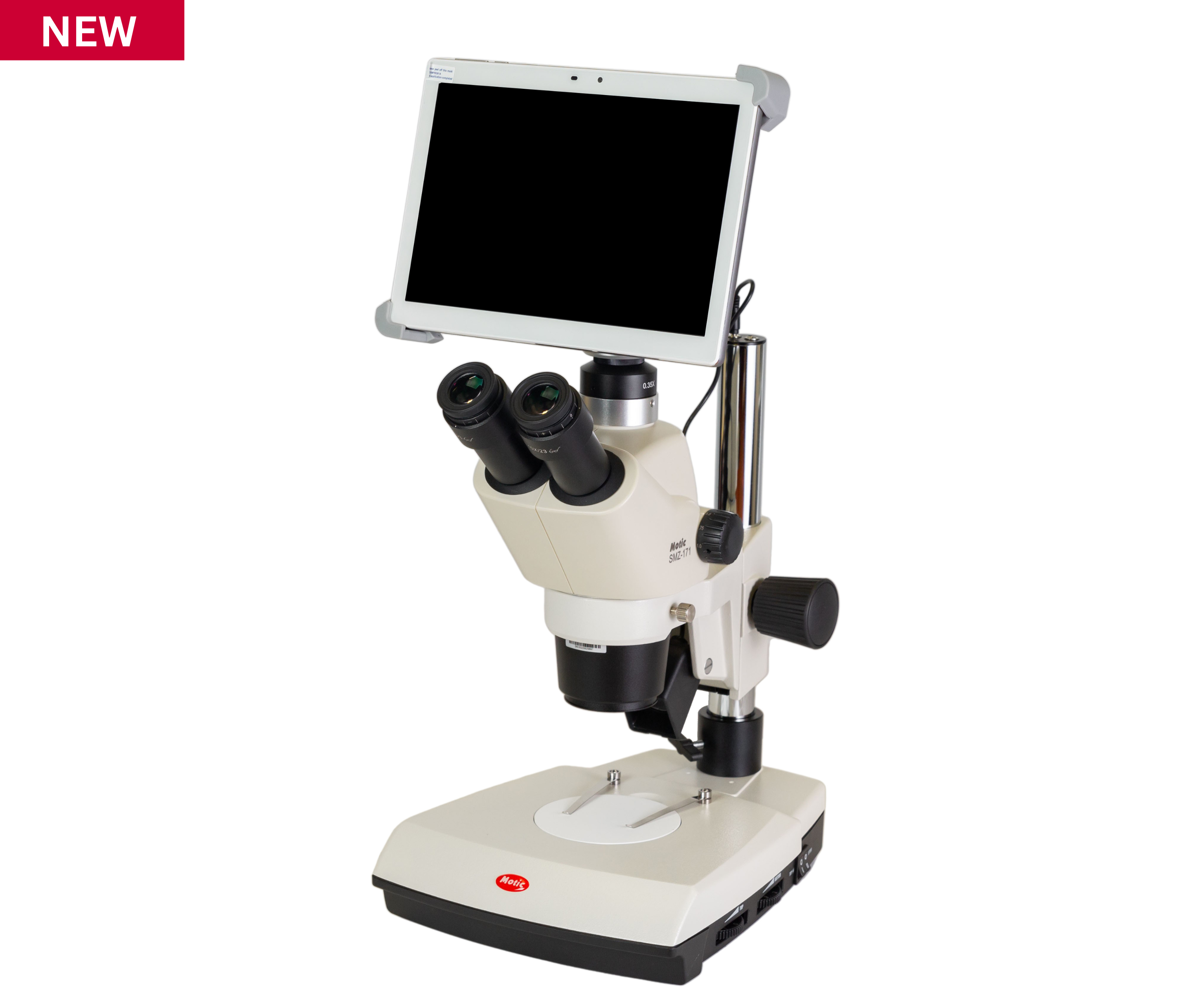 SMZ 171 Trinocular Stereo Microscope with Moticam BTI10 Camera Bundle - Ideal for Lab Research, Education & Industrial Inspection