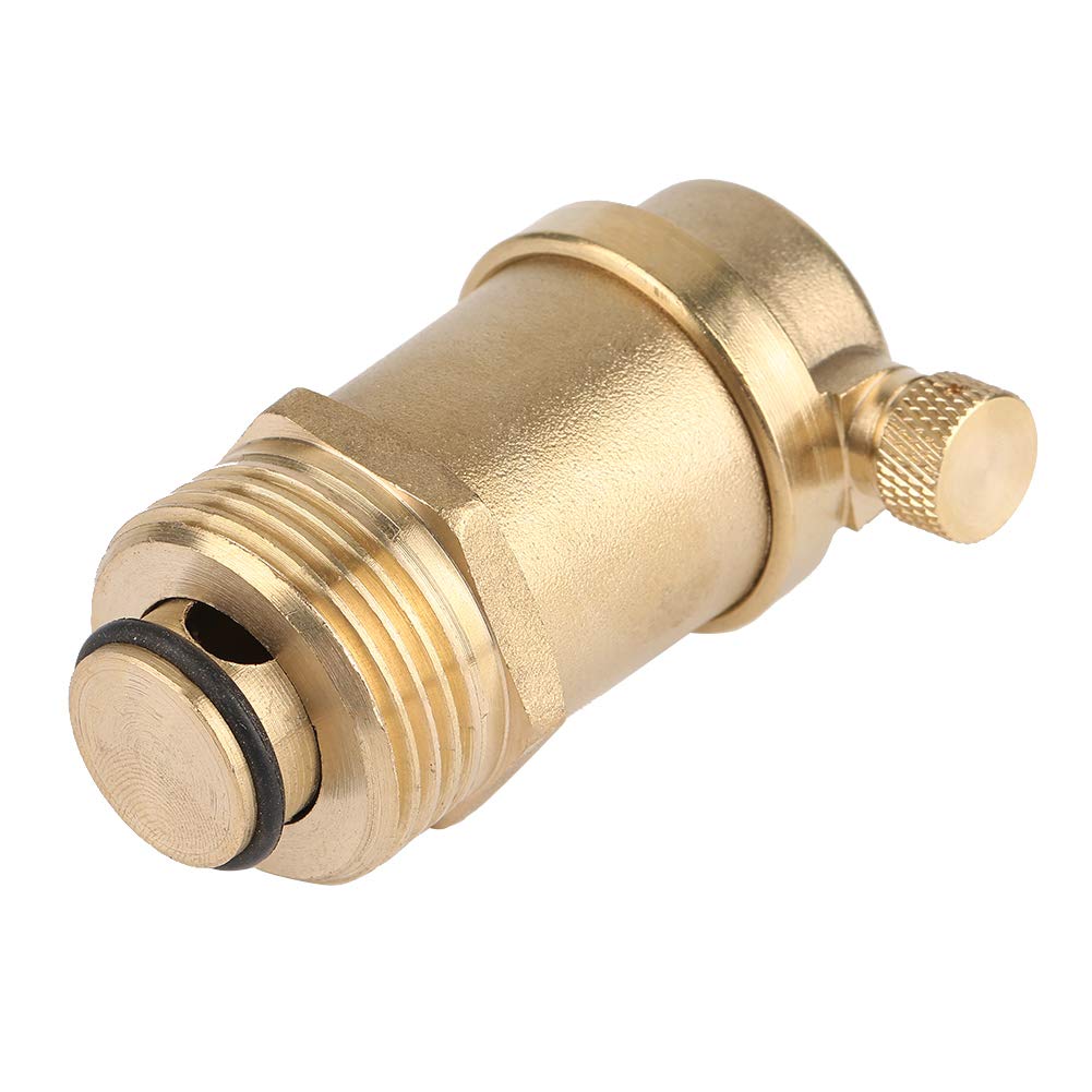 Rust-Proof Brass Air Release Valve - High-Quality Pressure Relief Vent Valve for Solar Water Heaters | Perfect for Home Water Heating Systems & Solar Panel Installations