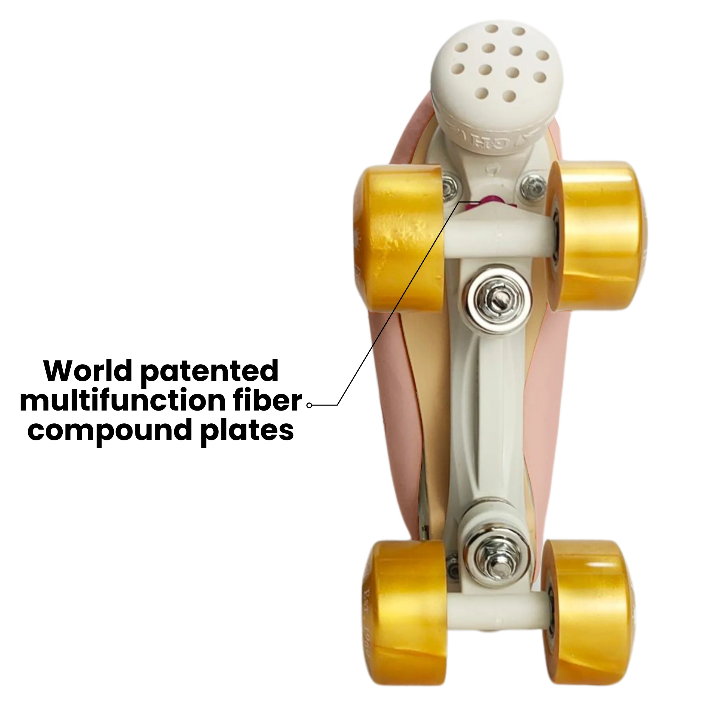 GH Neo Quad Roller Skates for Adults - Adjustable Outdoor & Indoor Rollerblades with Light-Up Wheels - Perfect for Fitness, Rink Skating, and Retro Roller Disco Parties