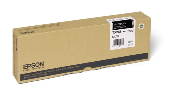 Epson T591800 11880 Matte Black Ink Cartridge - 700ml High Yield Printer Ink for Epson Printers | Ideal for Home, Office & Photo Printing