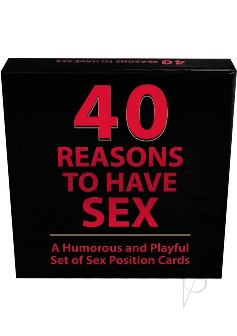 40 Reasons to Have Sex - Fun Couples Card Game for Date Nights & Romantic Evenings | Enhance Intimacy & Spice Up Your Relationship