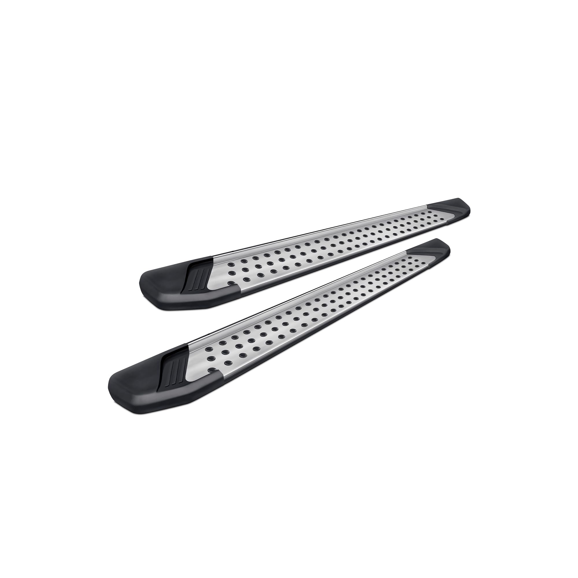 Black Horse Off-Road Aluminum Vortex Running Boards VO-H1882 - Heavy Duty Side Steps for Trucks & SUVs - Perfect for Off-Roading, Camping & Outdoor Adventures