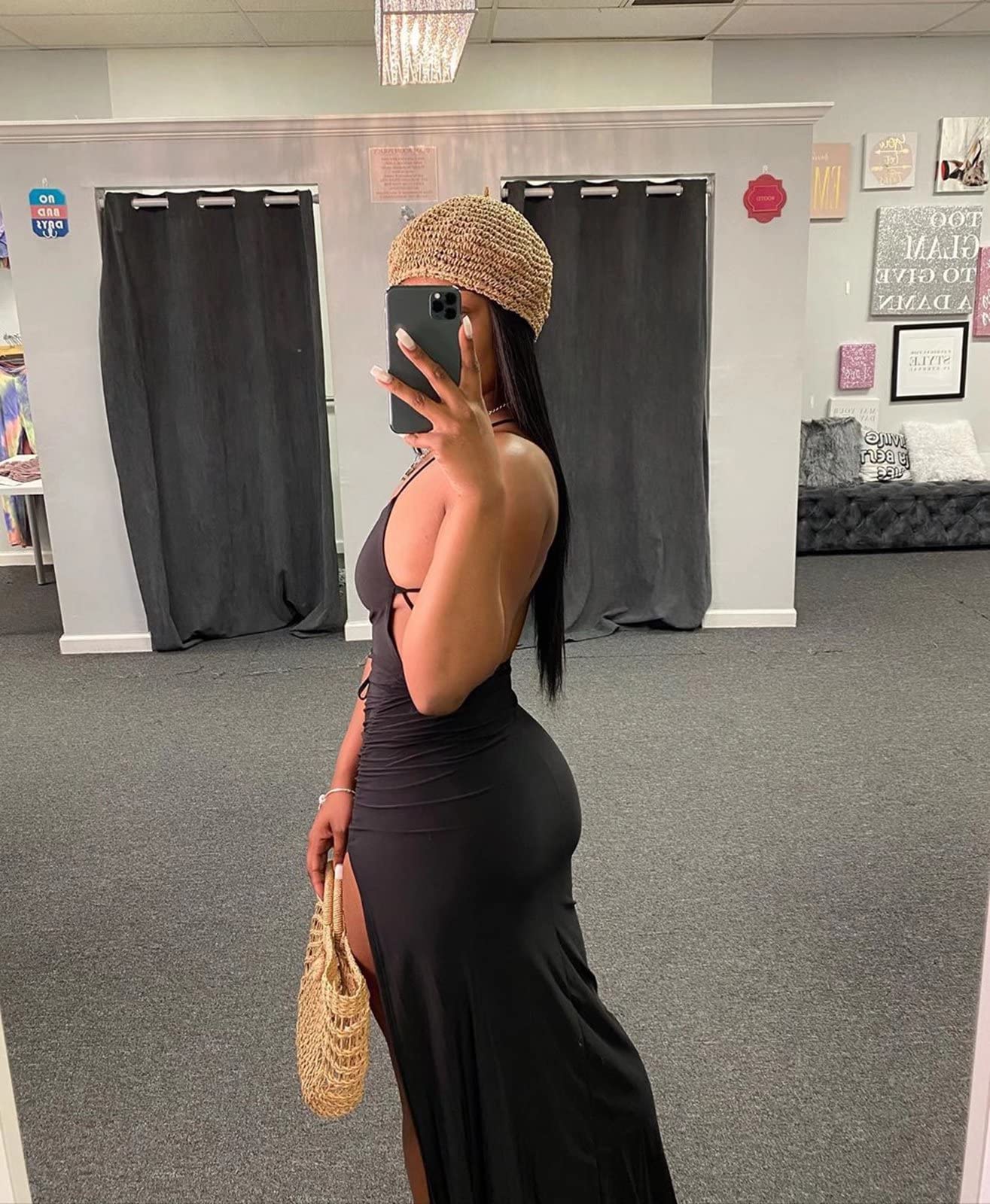 Sexy Two Piece Outfits for Women - Spaghetti Strap Crop Top & Ruched Bodycon Skirt Set | Clubwear, Party Dress, Night Out, Date Night, Summer Maxi Dress
