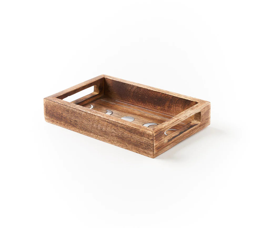 Celestial Trinket Tray - Elegant Jewelry Dish for Rings, Earrings & Small Accessories | Perfect for Vanity, Dresser & Nightstand Organization | Home Decor Gift Idea