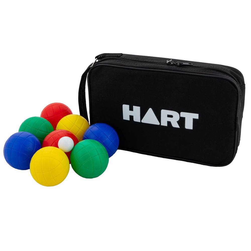 HART Small Bocce Set - 6 Piece Outdoor Lawn Game Set with Carrying Case - Perfect for Backyard, Beach, Picnic and Family Gatherings