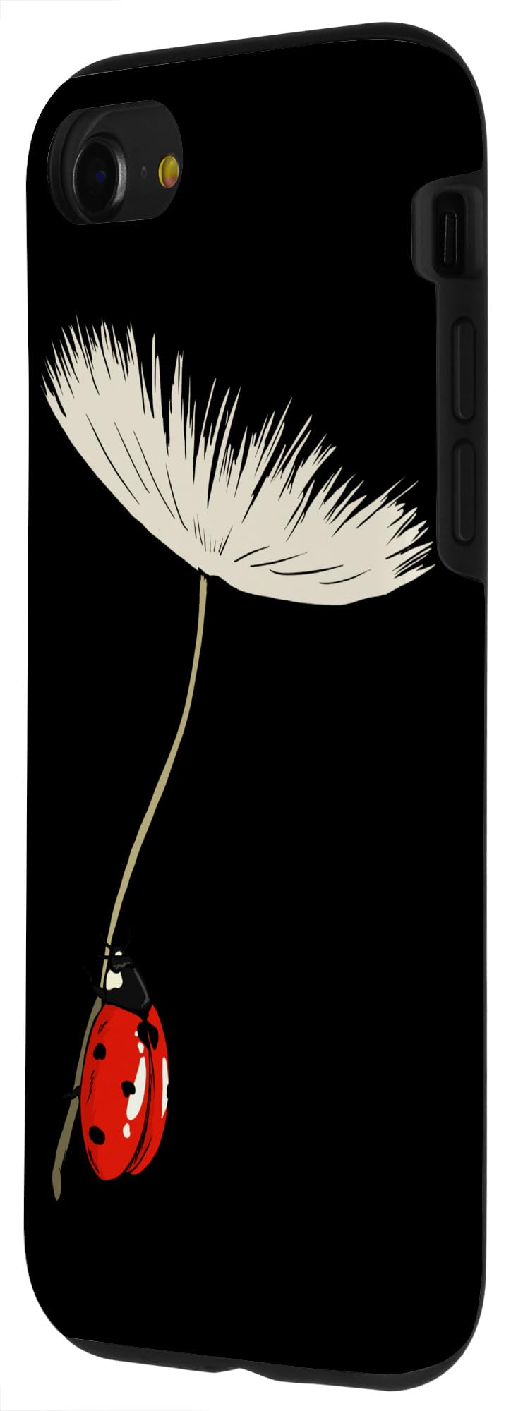 Original Title: iPhone SE (2020) / 7 / 8 Dandelion Seeds with Ladybug Gift for yellow Flowers Friends Case   Optimized Title: **iPhone SE (2020) / 7 / 8 Cute Ladybug & Dandelion Seeds Phone Case - Perfect Gift for Flower Lovers & Nature Enthusiasts - Ideal for Spring, Gardening, and Outdoor Adventures**