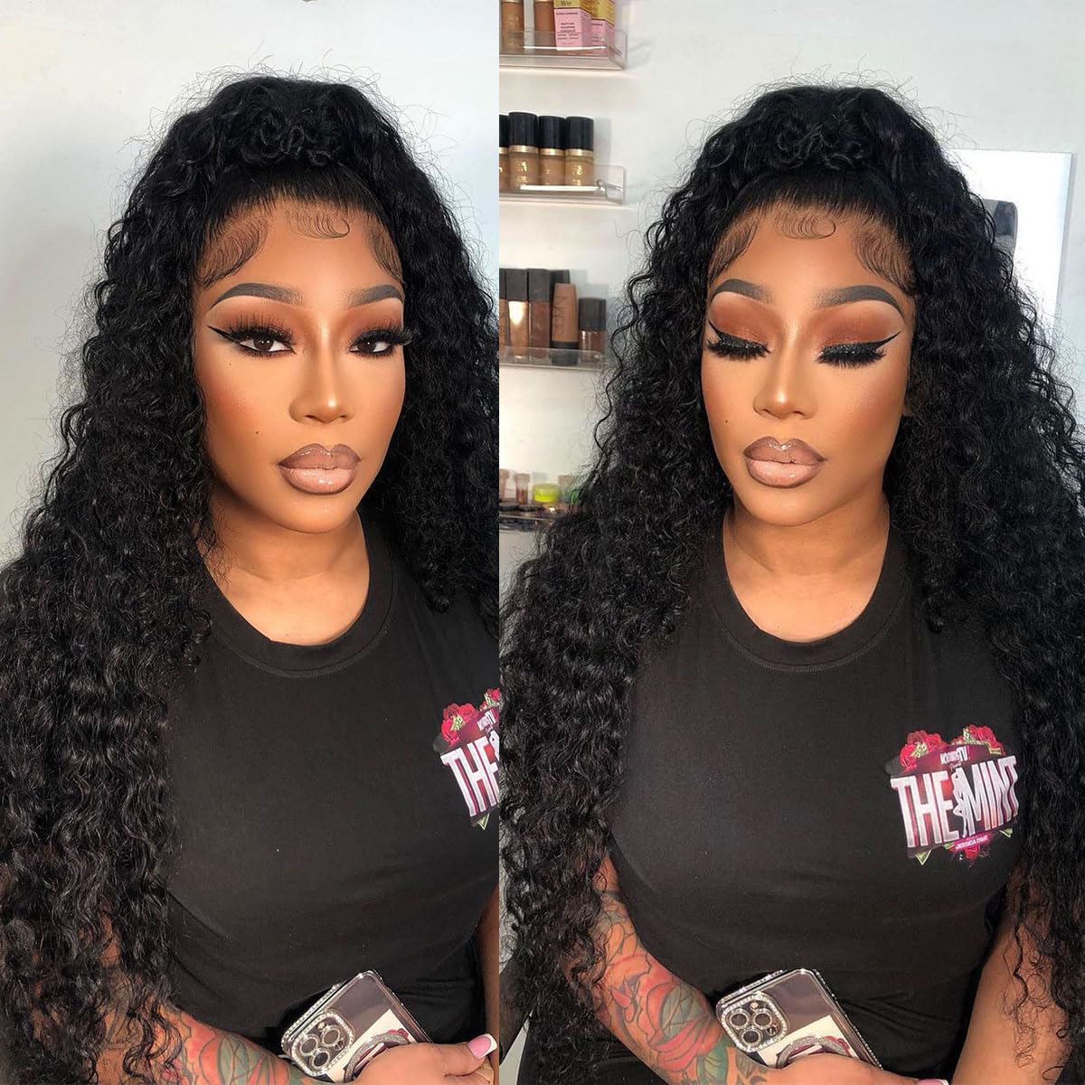30 Inch 200% Density 13x4 Deep Wave Lace Front Human Hair Wig - Pre Plucked with Baby Hair for Black Women | Perfect for Daily Wear, Parties & Special Occasions