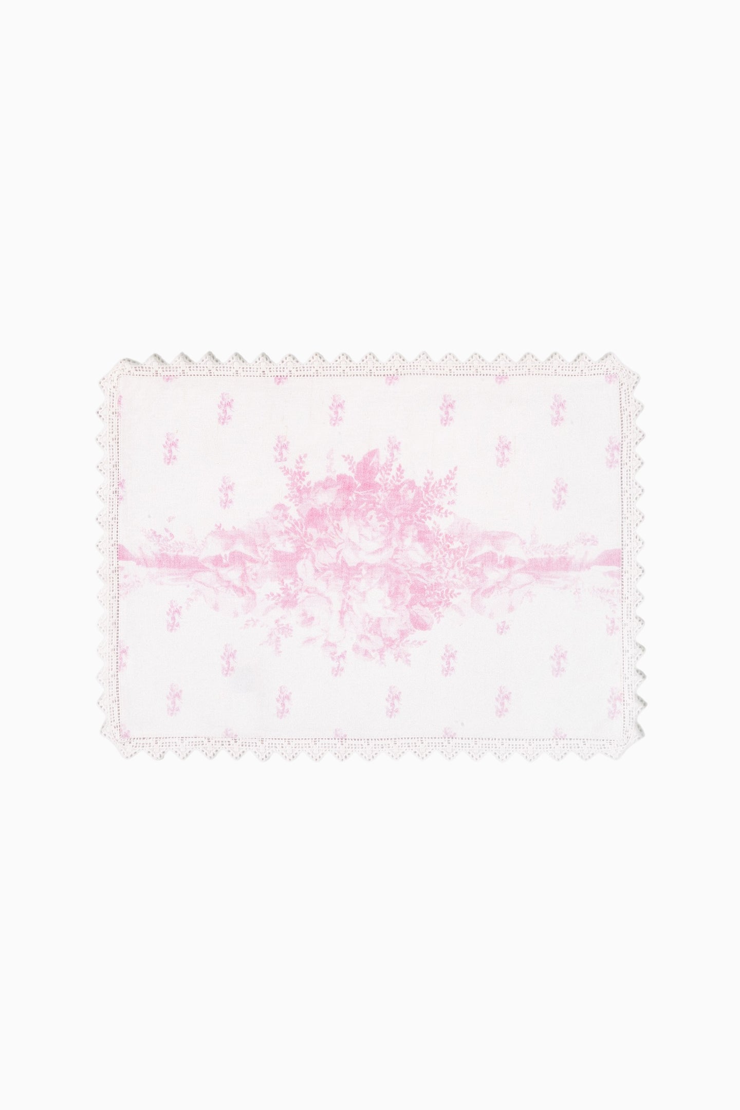 Printed Pink Victorian Placemats Set of 4 - Elegant Floral Table Mats for Dining Room Decor, Tea Parties, and Special Occasions