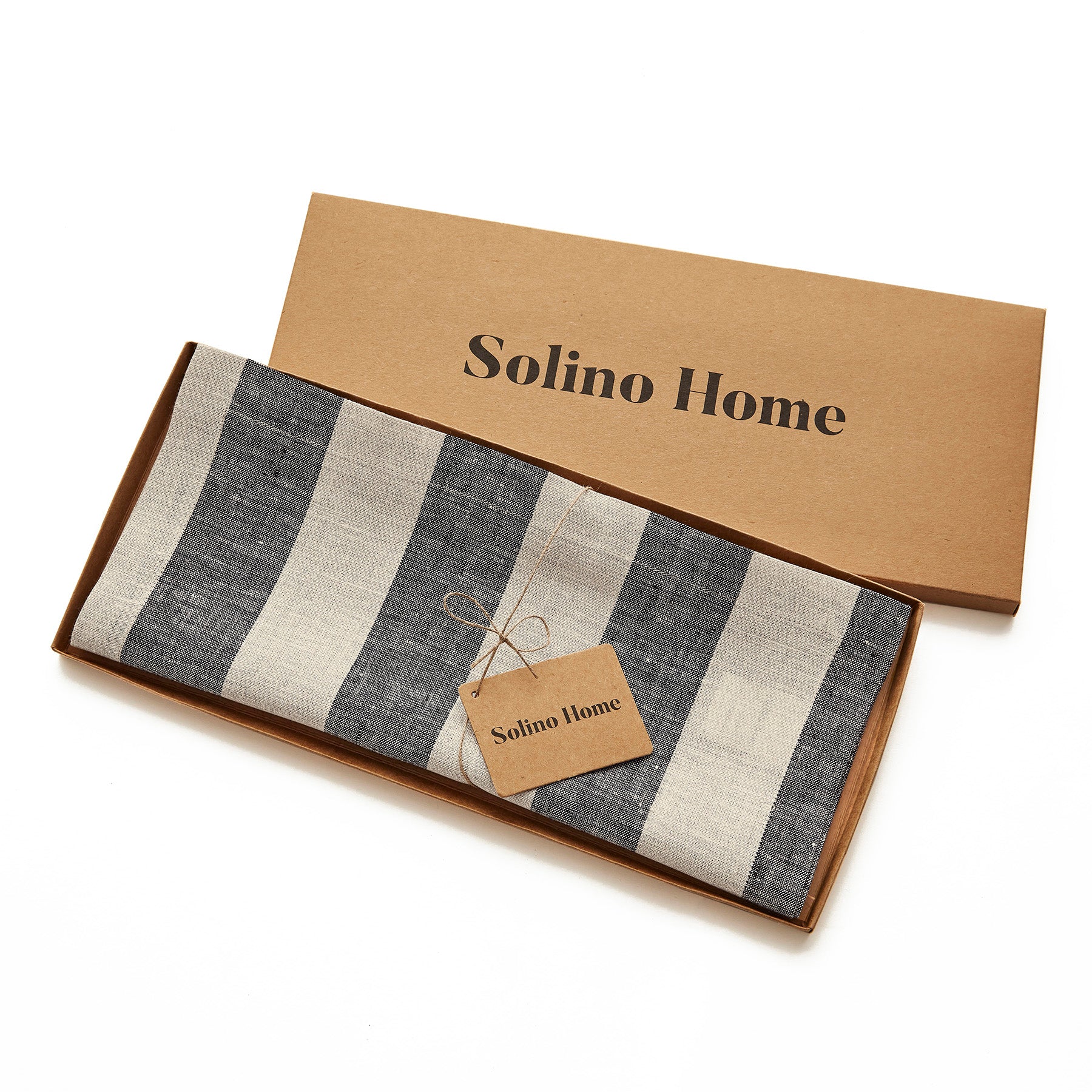Stylish Cabana Stripe Table Runner - Cotton Decorative Dining Table Cover for Summer Parties, Beach Weddings & Outdoor Entertaining