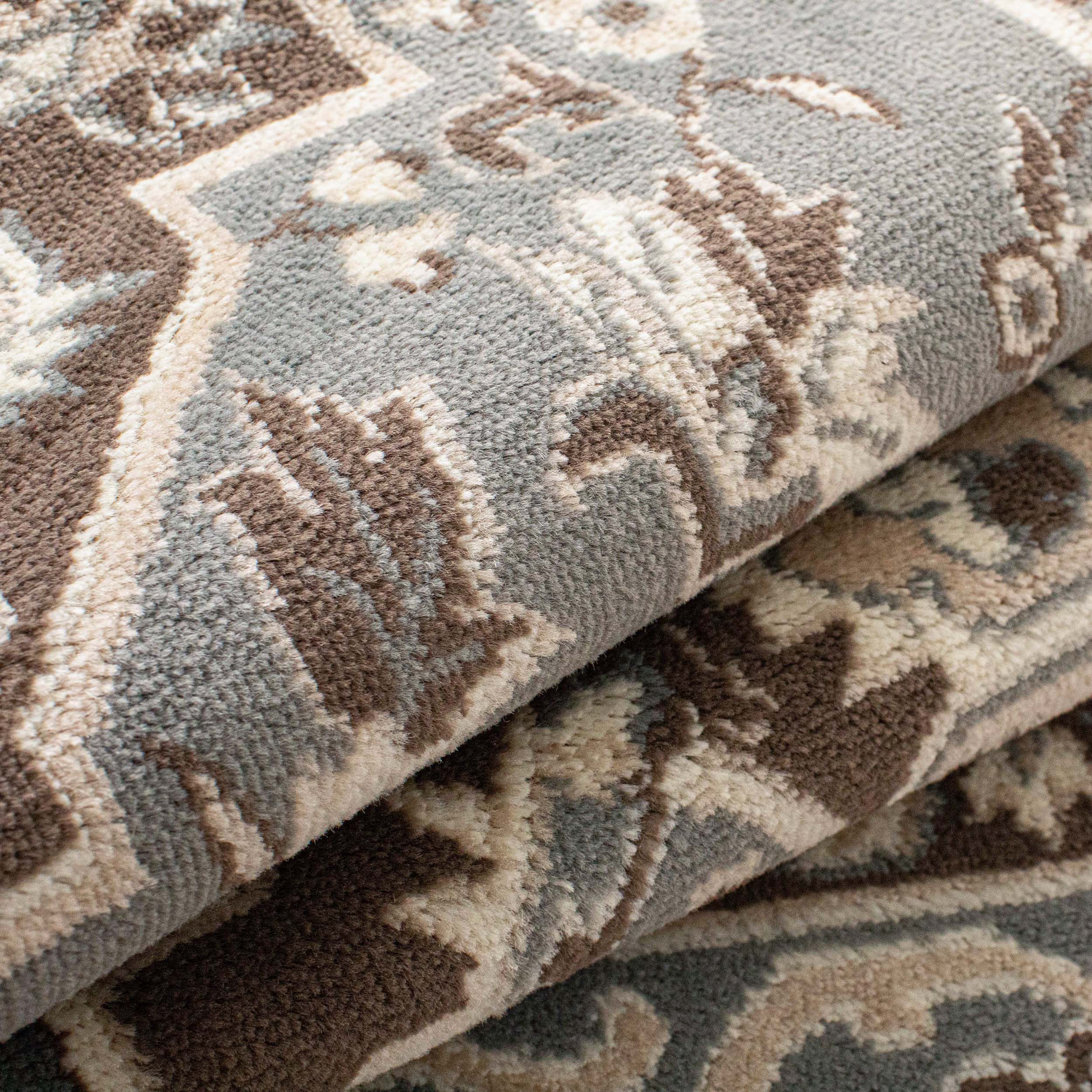 Glendale Traditional Floral Medallion Indoor Area Rug - Non-Slip Living Room Carpet, Bedroom Runner, Hallway Decor | Soft & Durable Home Floor Mat for Cozy Interior Design