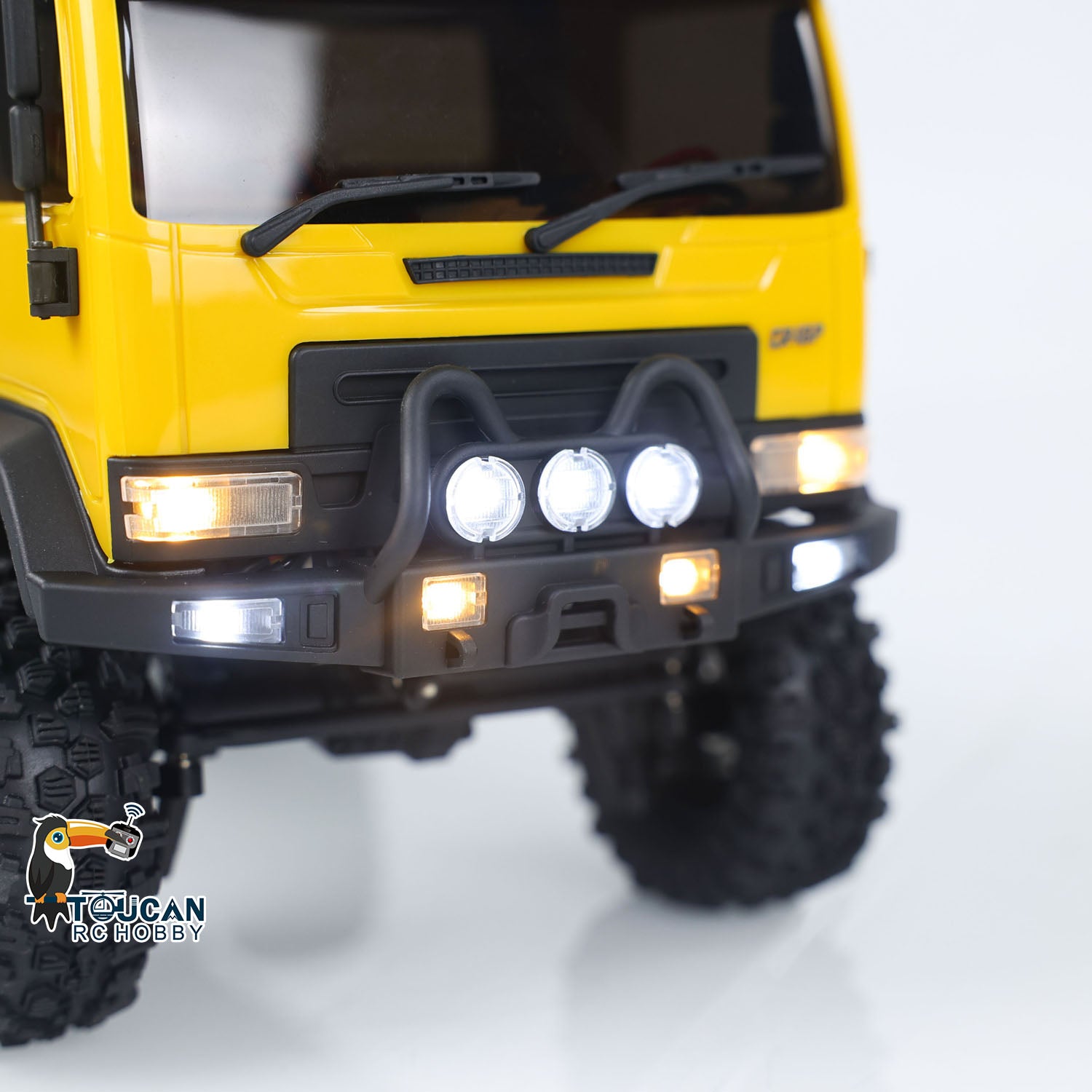 1/18 Scale CR18P 6WD RC Rock Crawler - Remote Control Off-Road Truck with 2-Speed Transmission & LED Lights | Fast Free Shipping RTR Flatbed Trailer | Perfect for Trail Adventures, Backyard Crawling & Off-Road Racing