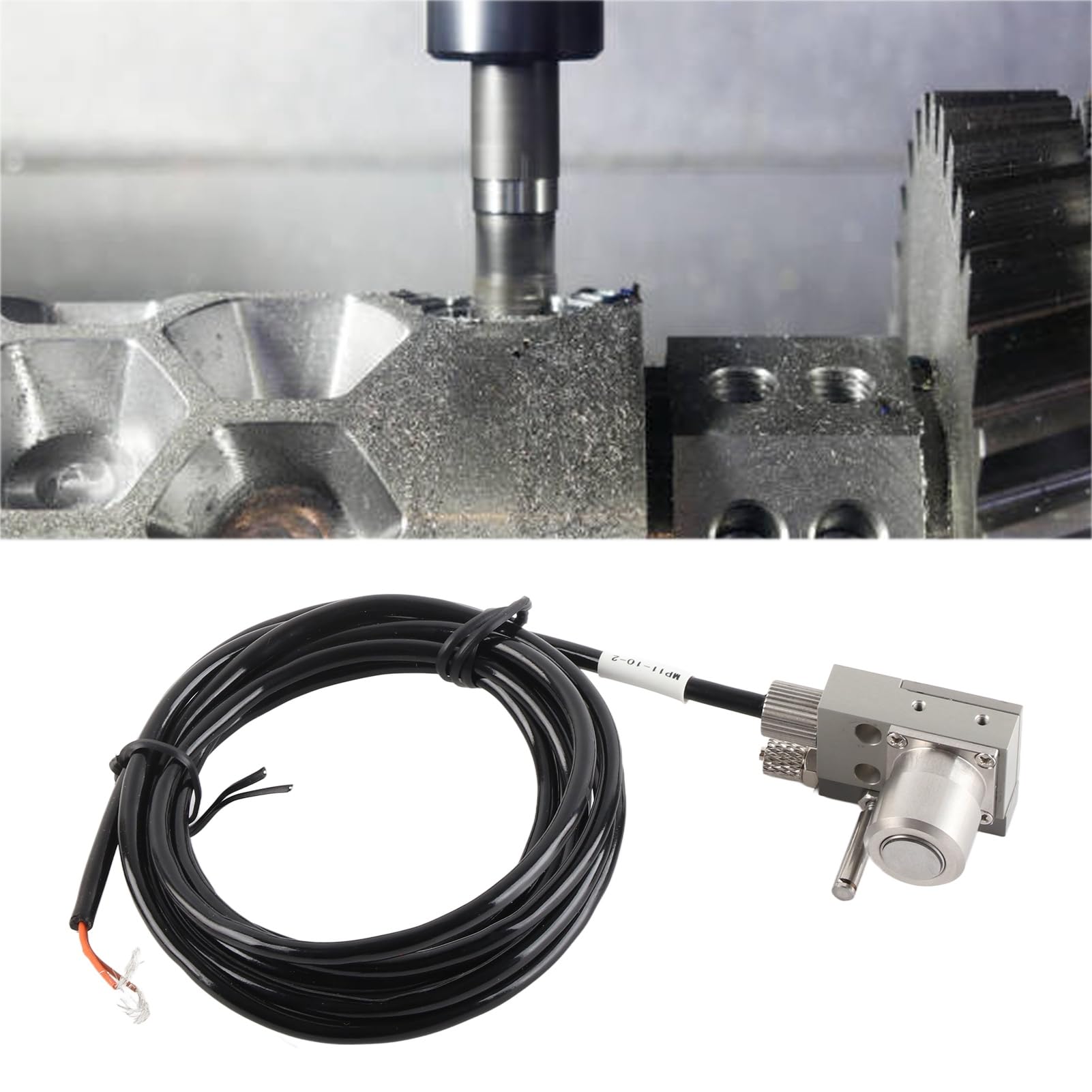 DC24V Automatic CNC Tool Setting Gauge - High Accuracy Normally Closed Tool Setter for CNC Engraving Machines | Precision Pressure Gauge Accessories for Metalworking & Woodworking